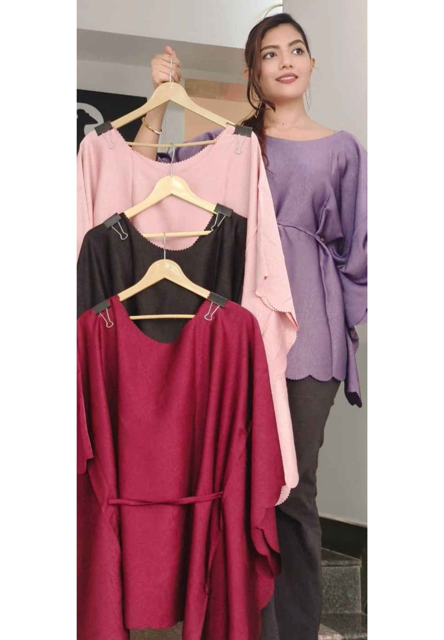 Solid Lush Silken Drape Top