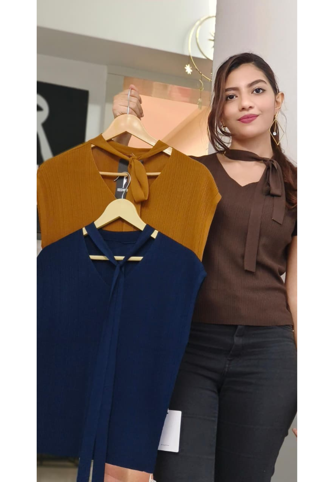Solid Color Charm Top