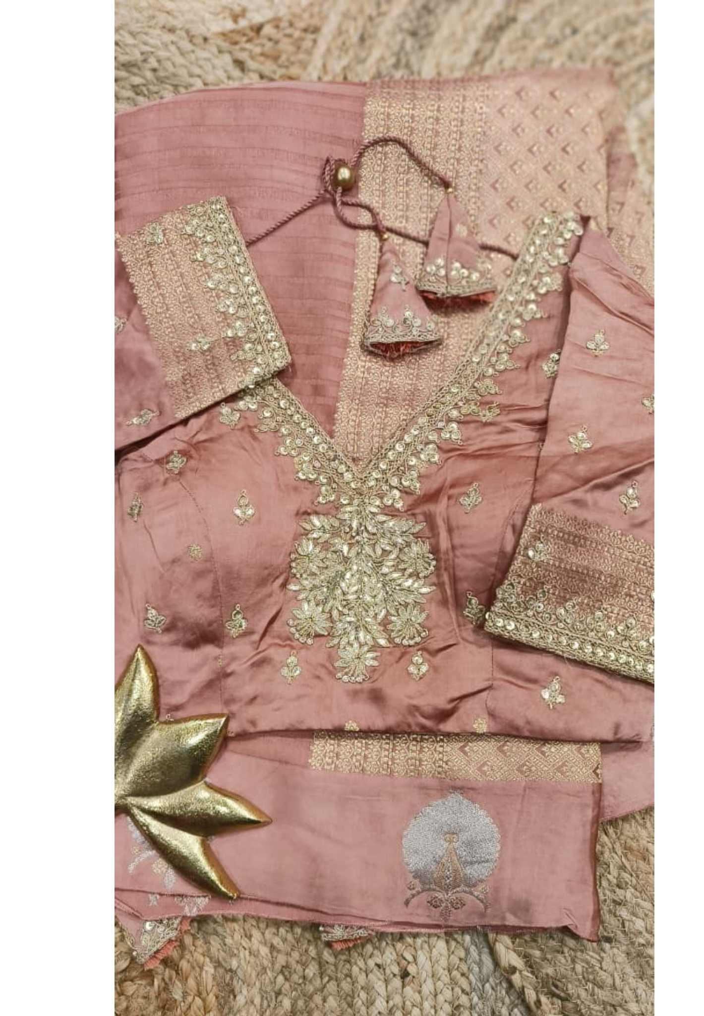 English Tone Brocade Pallu Ready To Wear Designer Saree