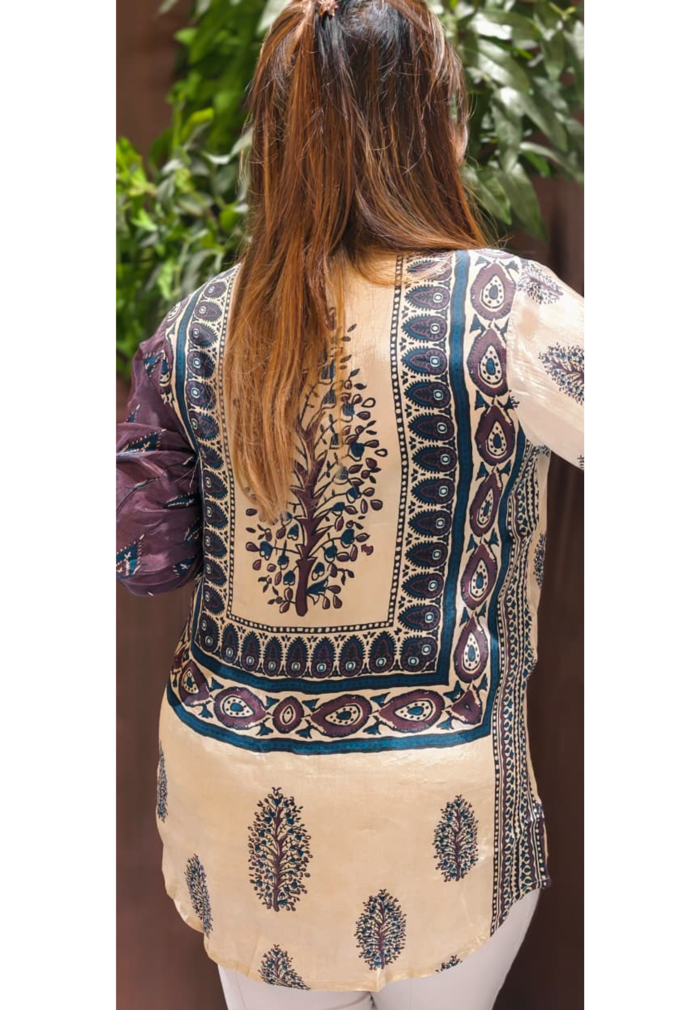 Designer Trendy Printed Casual Wear Shirt In Crepe Fabric- 14120 RB115