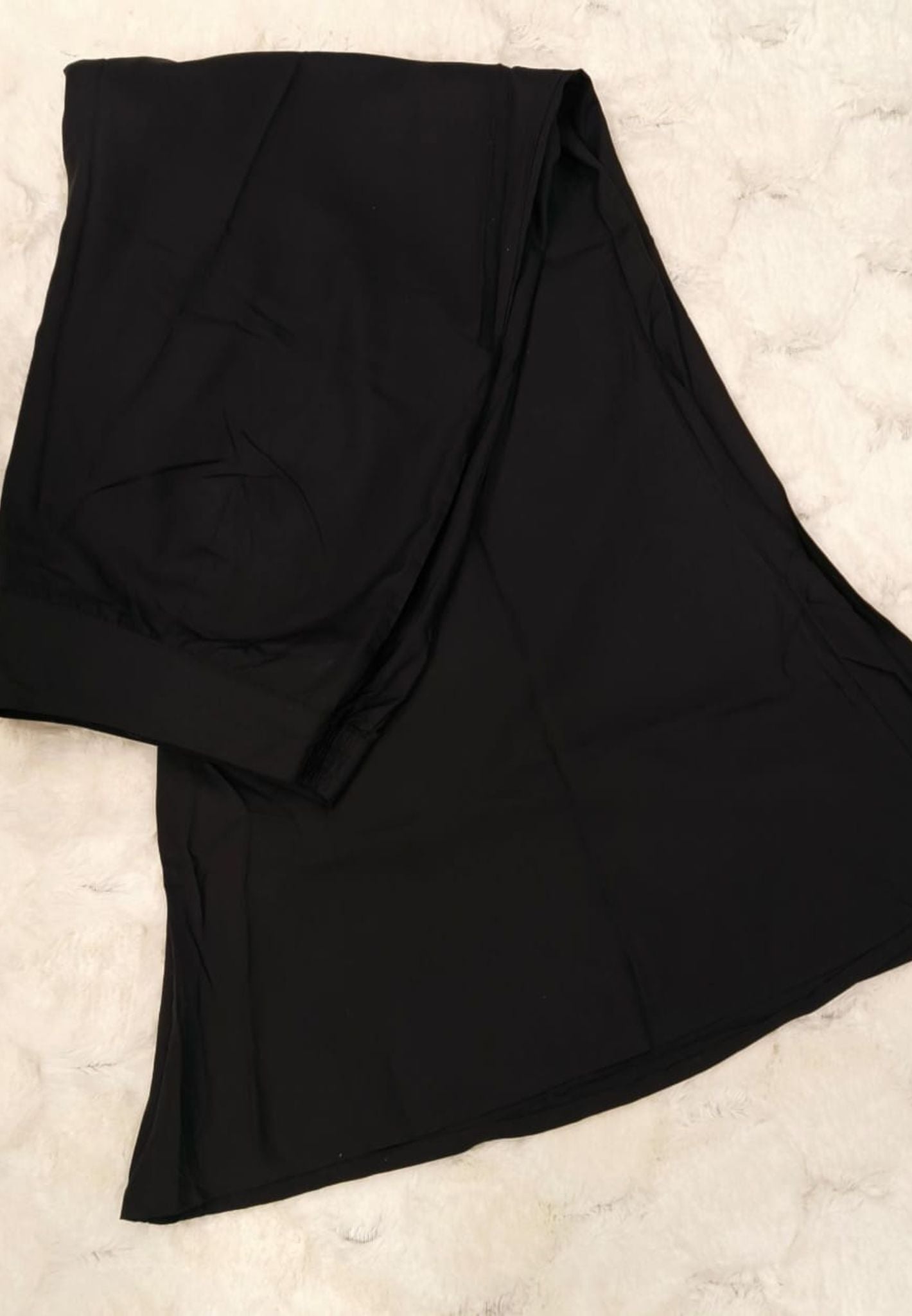 Cotton Flare Black Palazzo