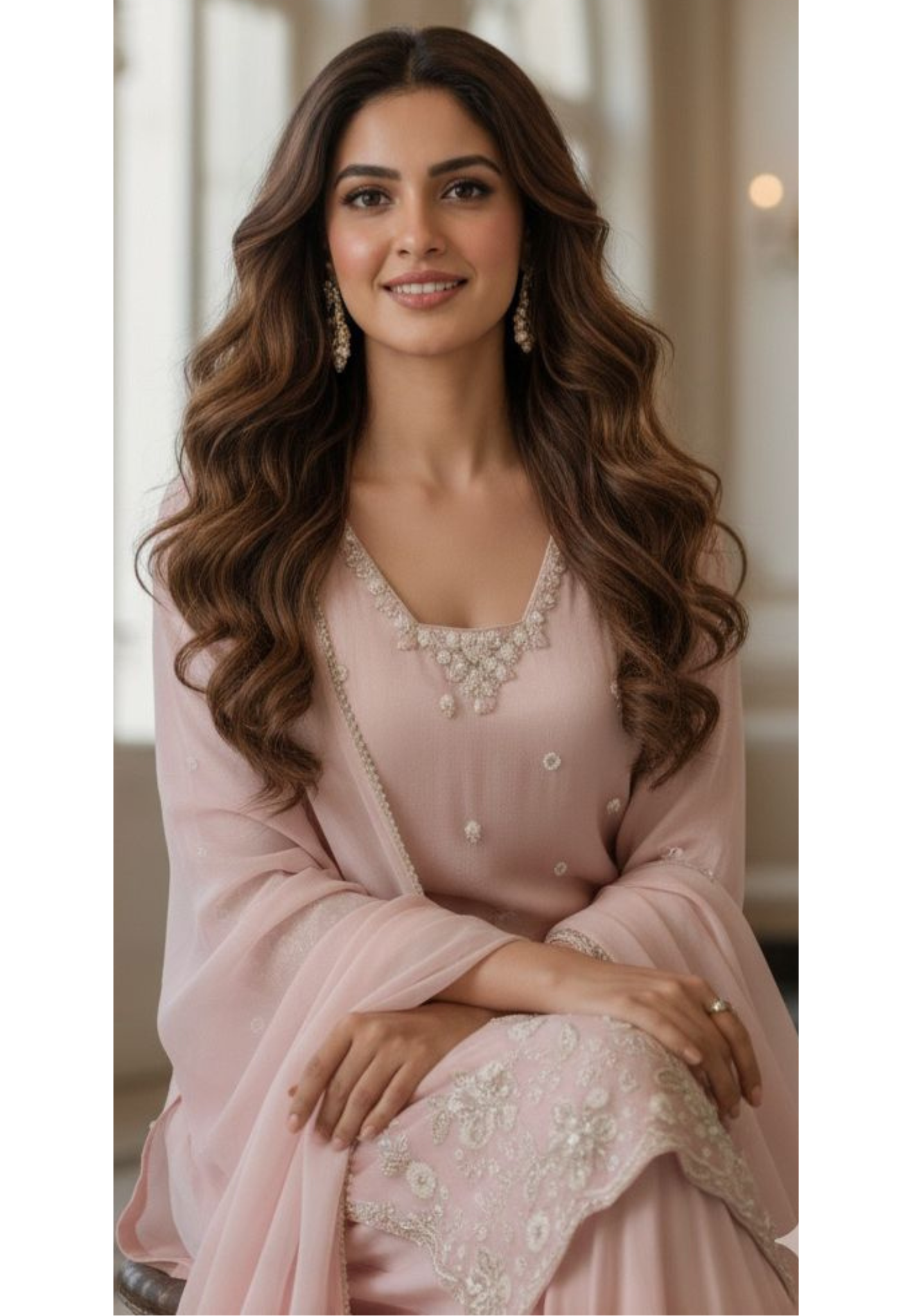 Premium Shimmer Tissue Fabric Partywear Kurta With Elegant Cut Dana Sequin Embroidery Kurta With Loose Bottom Full Suit Set-12128,27