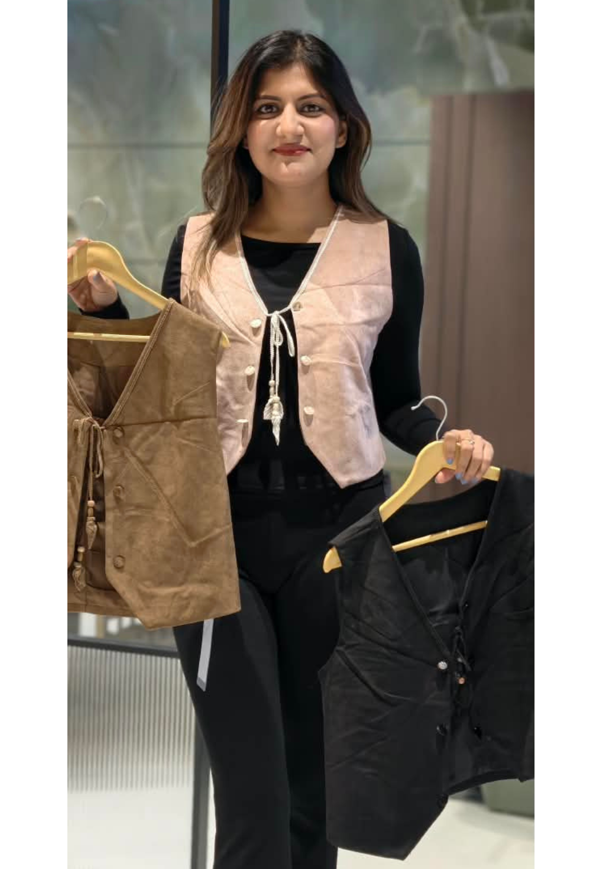 Very Premium Imported Outer Jacket Only With Front Tie Knots- 16200