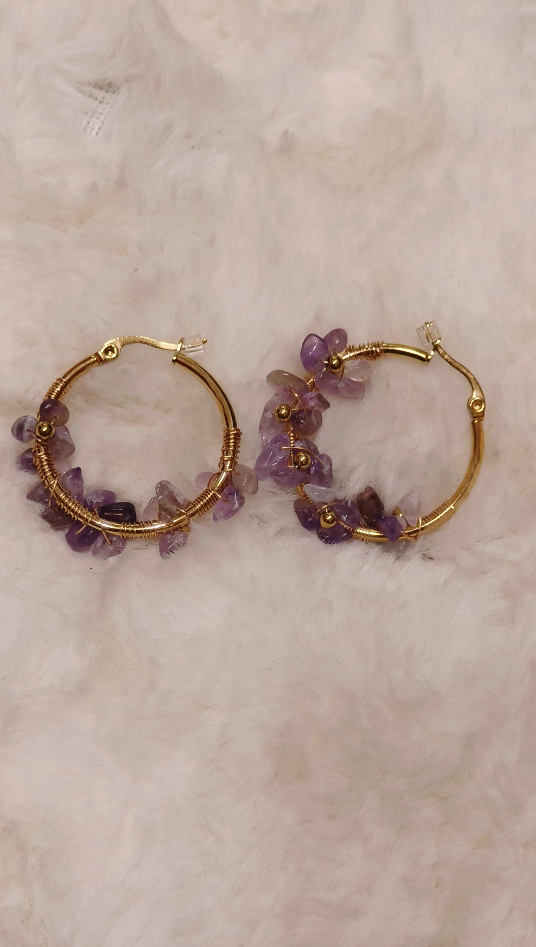 Circular Hoop Earrings