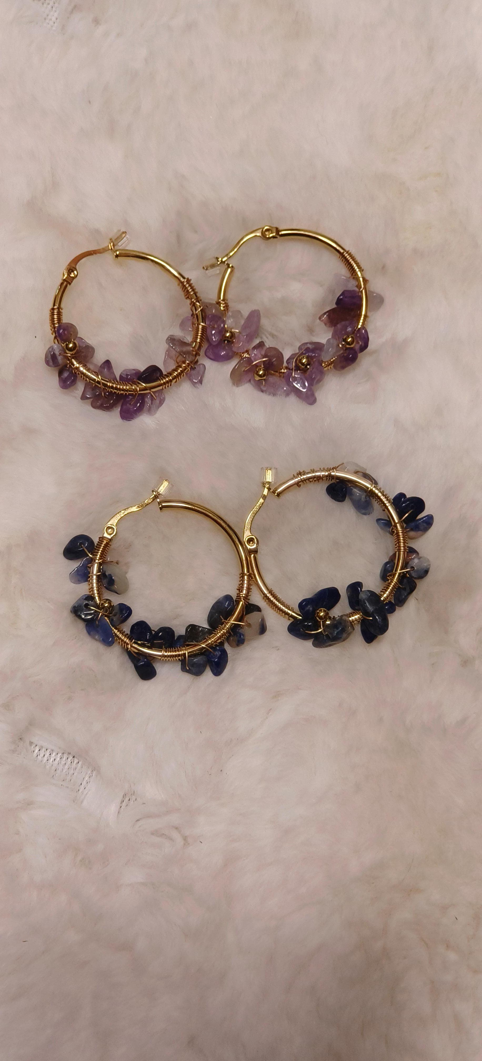 Circular Hoop Earrings