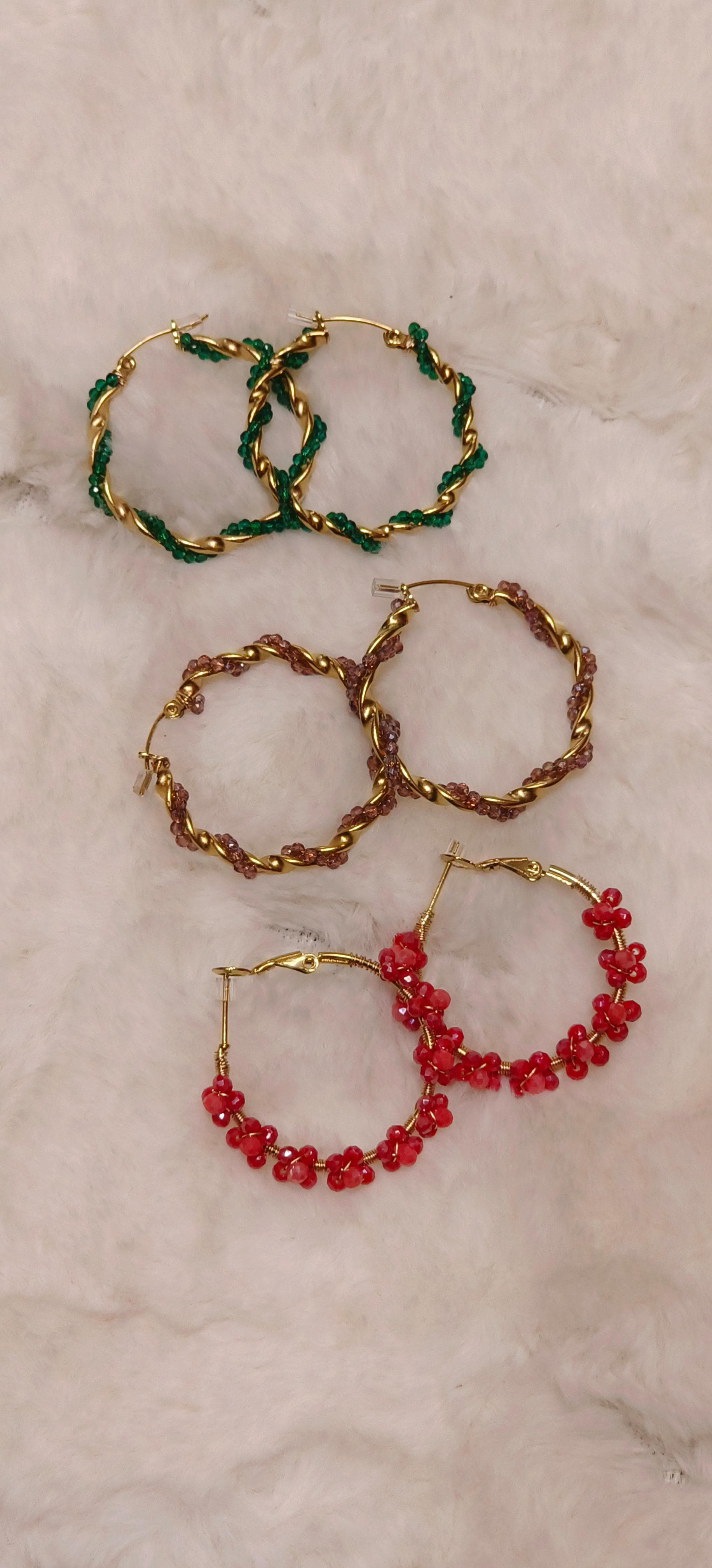 Circular Hoop Earrings