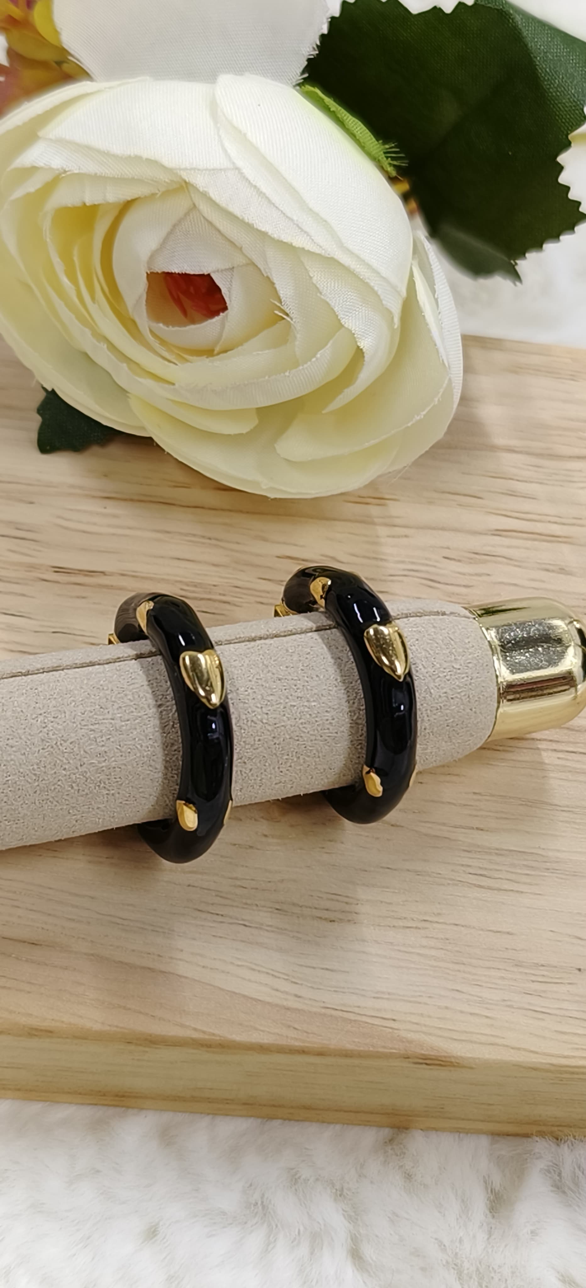 Gold-Plated Small Hoop Earrings