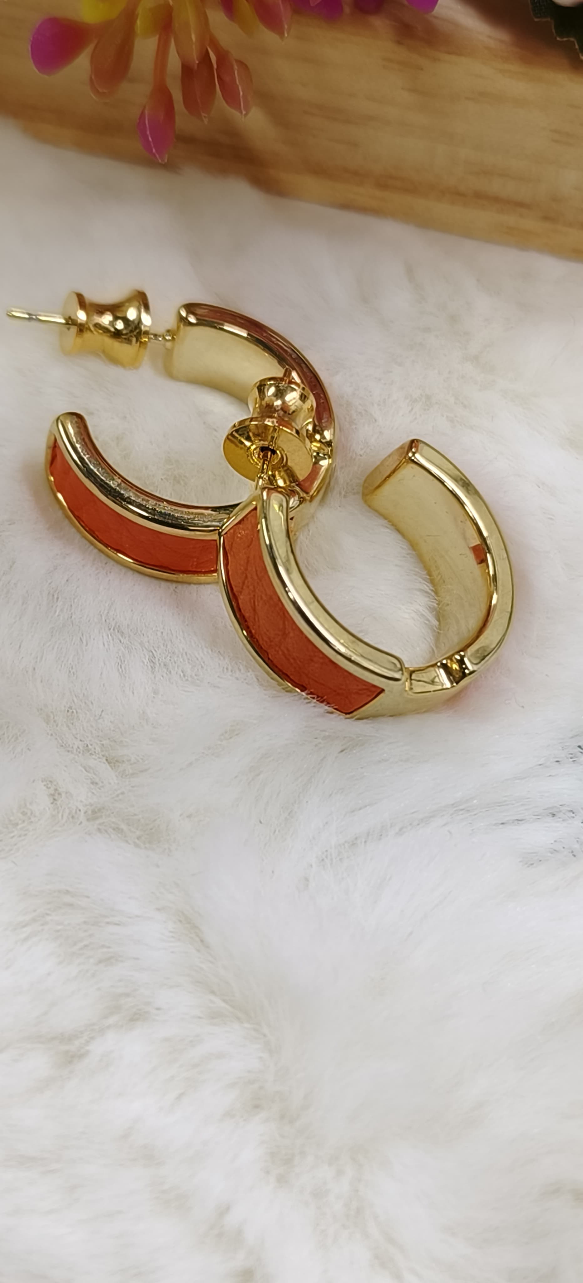 Gold-Plated Small Hoop Earrings