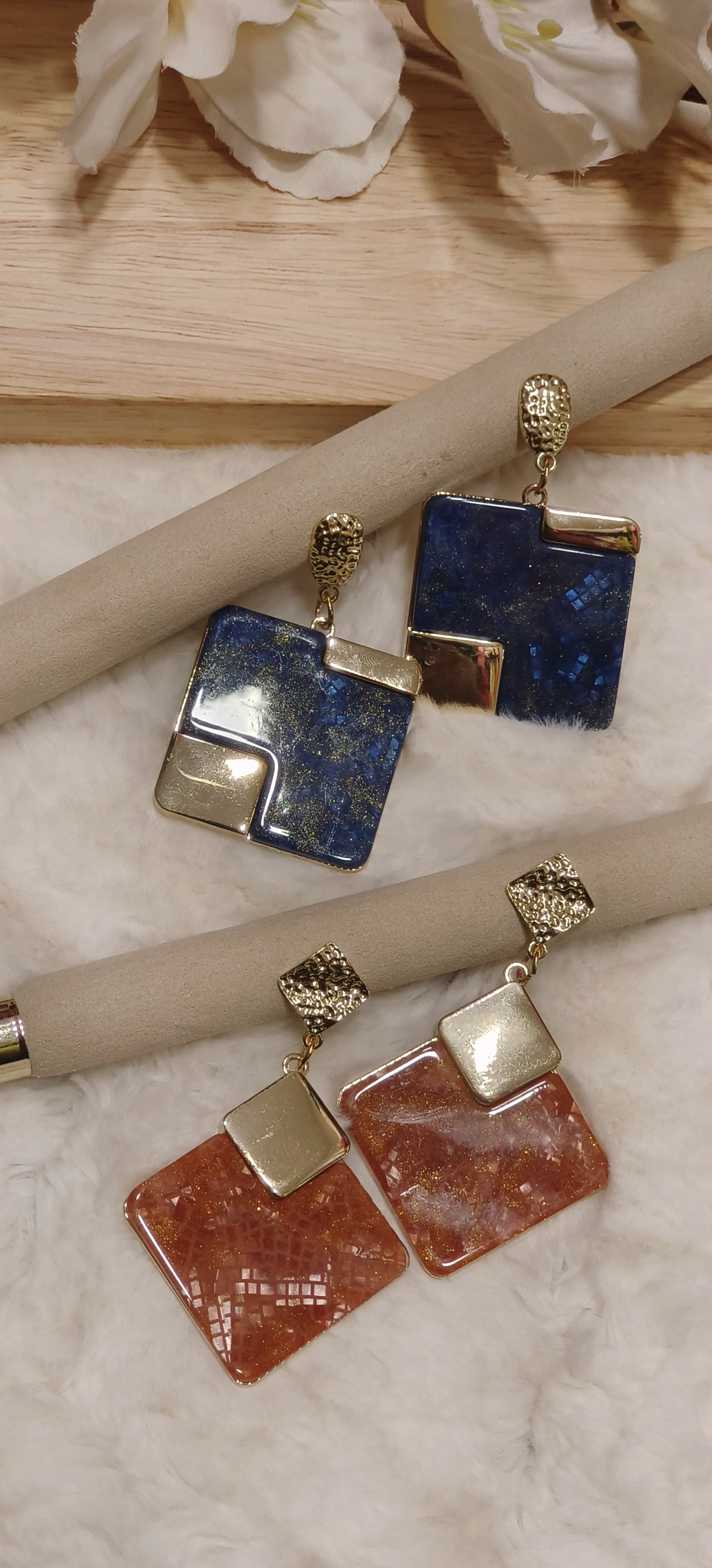 Geometric Dangle Earrings