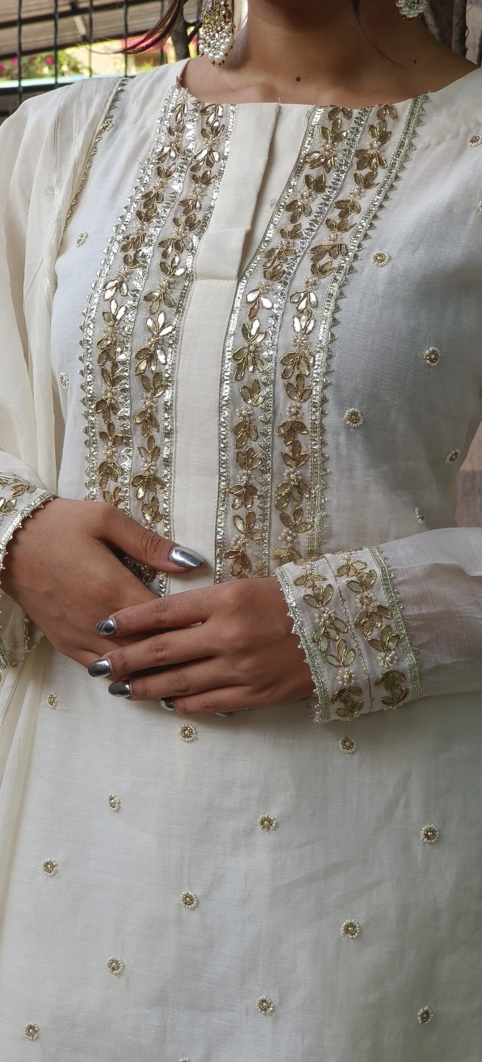 Zari Work Elegant Sharara Full Suit Set With Dupatta