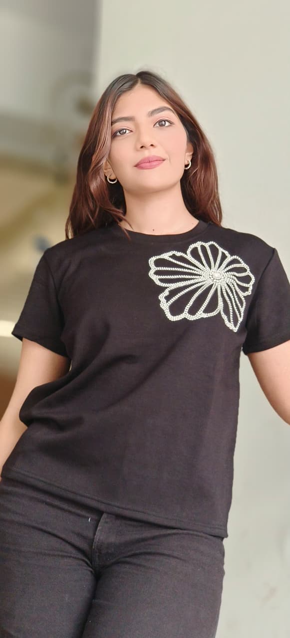 Stone Floral Bloom T-Shirt