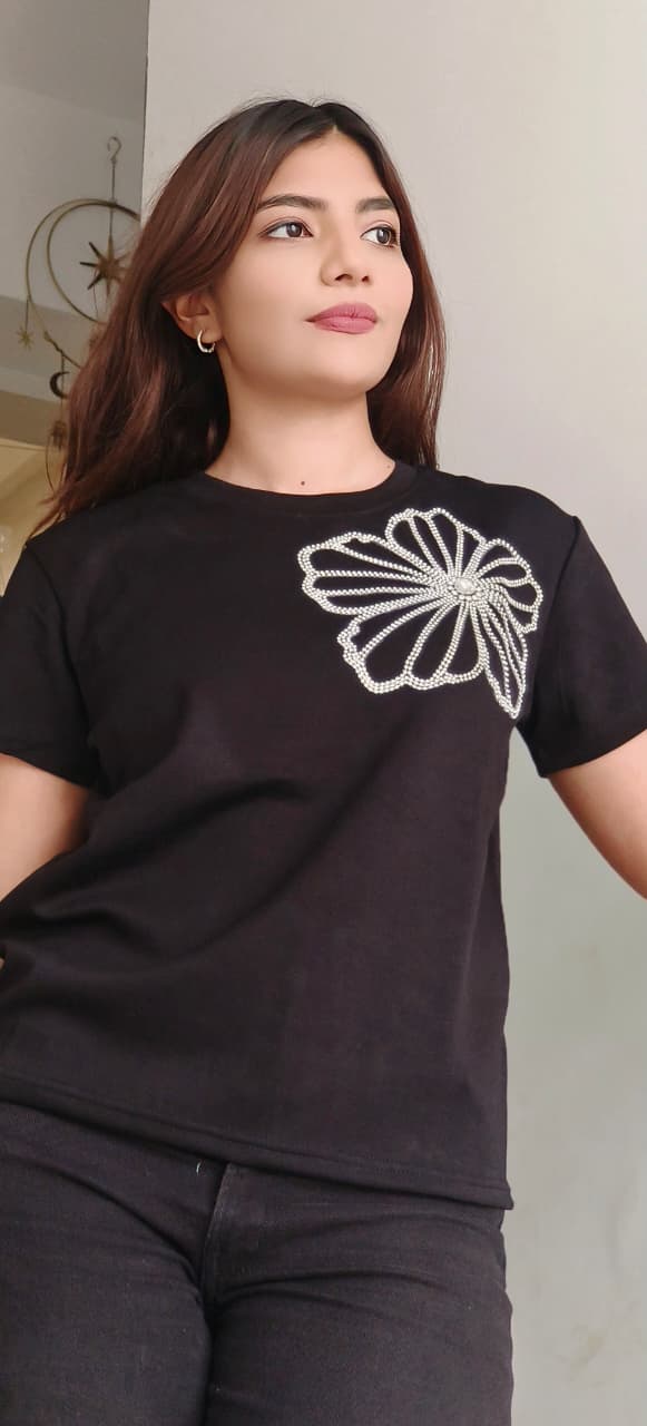 Stone Floral Bloom T-Shirt