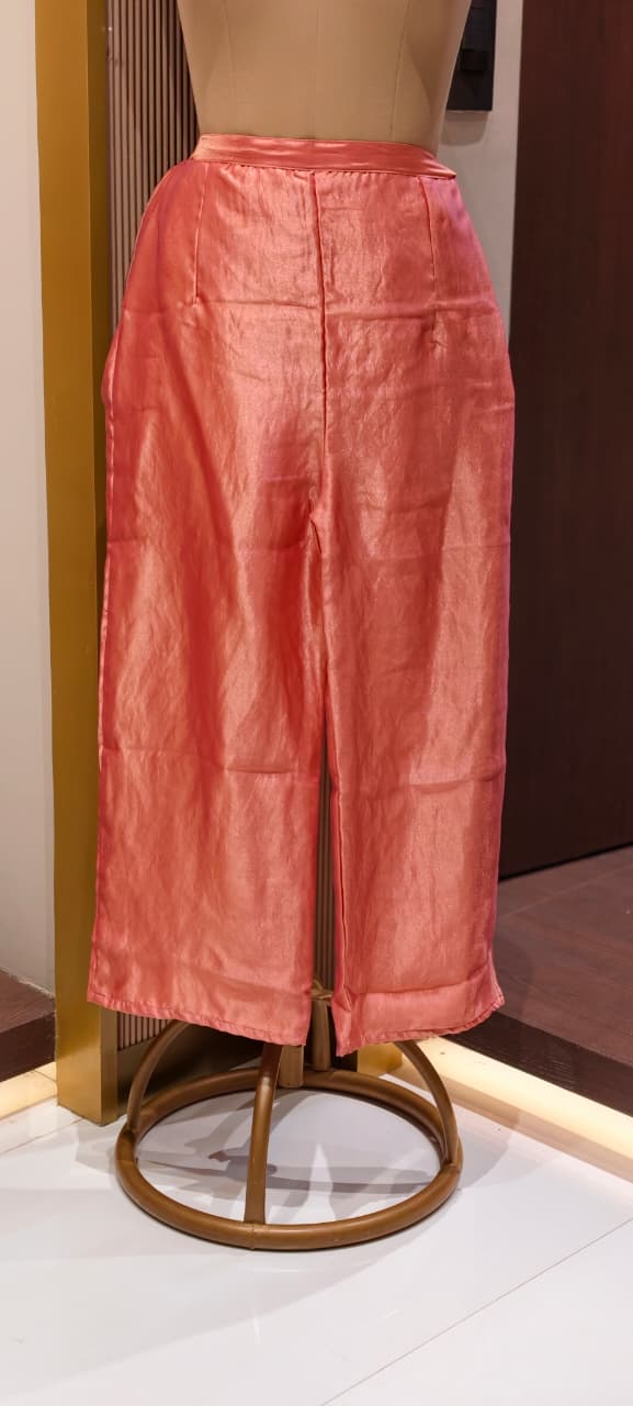 Zariya Luxury Premium Tissue Heavily Hand Worked Kaftan With Bottom- 13471