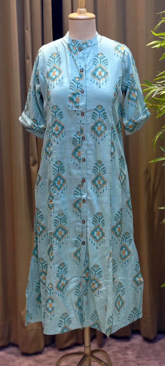 Terracotta Tale Daily Wear Comfort Fit Elegant Cotton Kurti Only-13683(Dispatching After 1 Week)