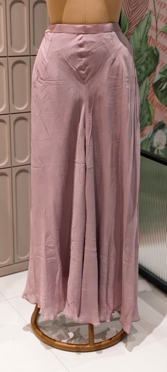 Pastel Toned Golden Handworked Elegant Sharara Full Suit Set Dupatta In Silk Fabric-13916 RB117