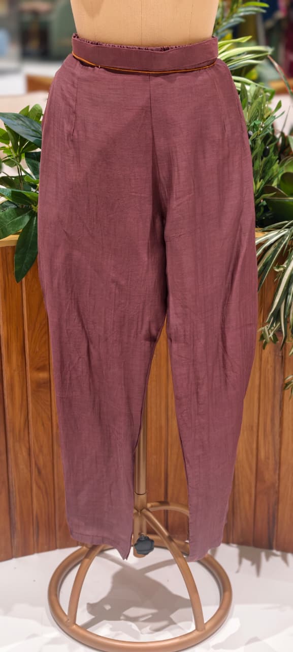 Upsided Unique Cut Jacket Look Mul Chanderi Co-Ord Set-14025