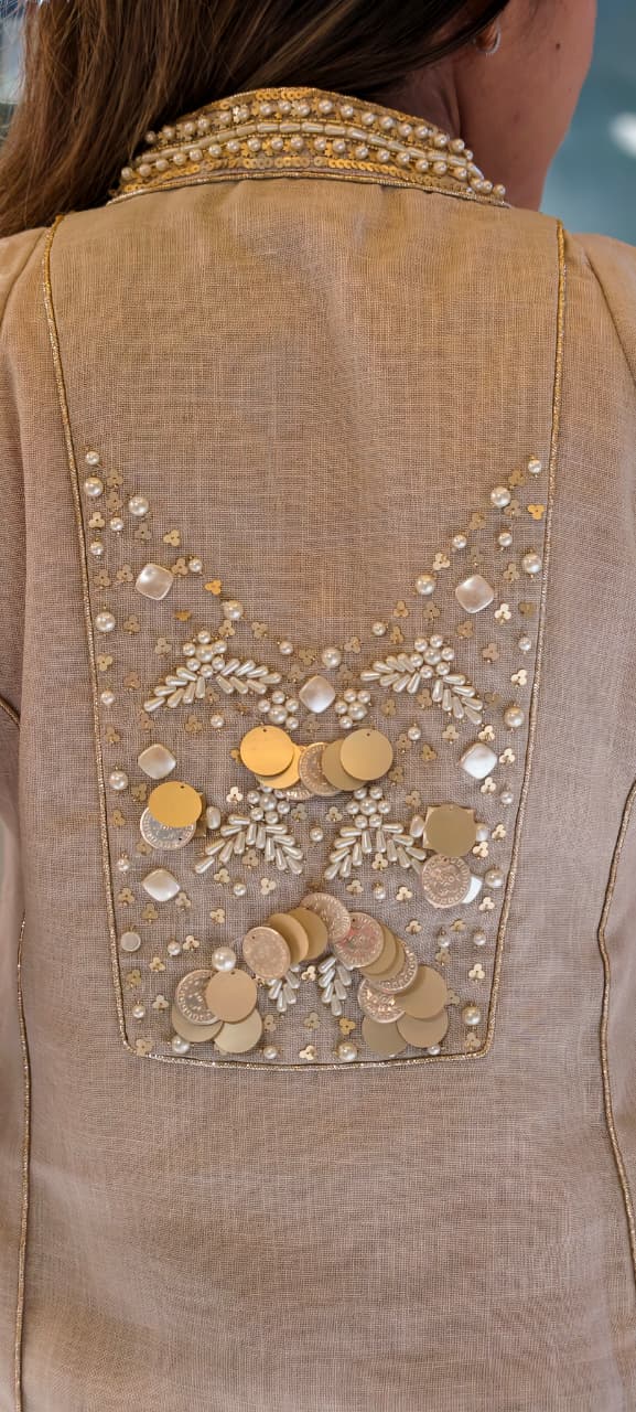 Premium Subtle Shimmering Textures Sequin Mirror Work Straight Kurta & Pant Set- 15087 LEAN FIT (Dispatchning After 3 Days)