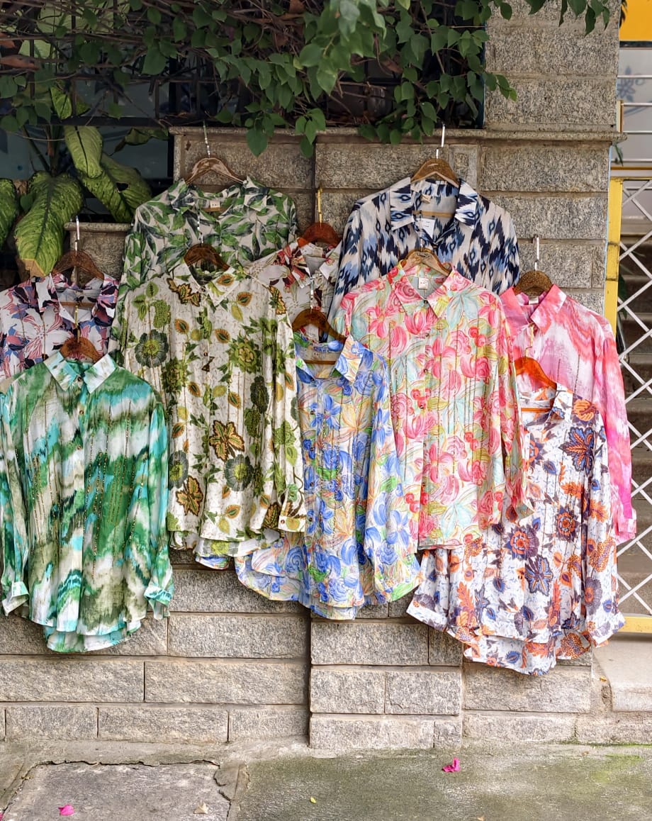 Premium Western Muslin Designer Shirt with Hand Stone Work