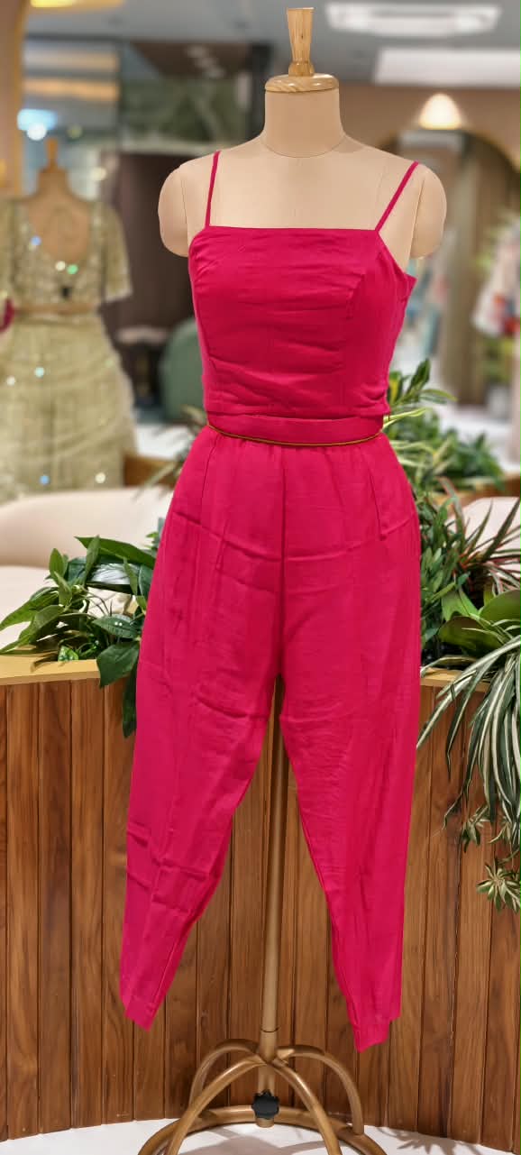 Pure Chanderi Vibrant Tone Ombre Shades Dangle Accent Matching Floral Patch Bustier With Outer Panel Gown Bottom & Dupatta - 16419