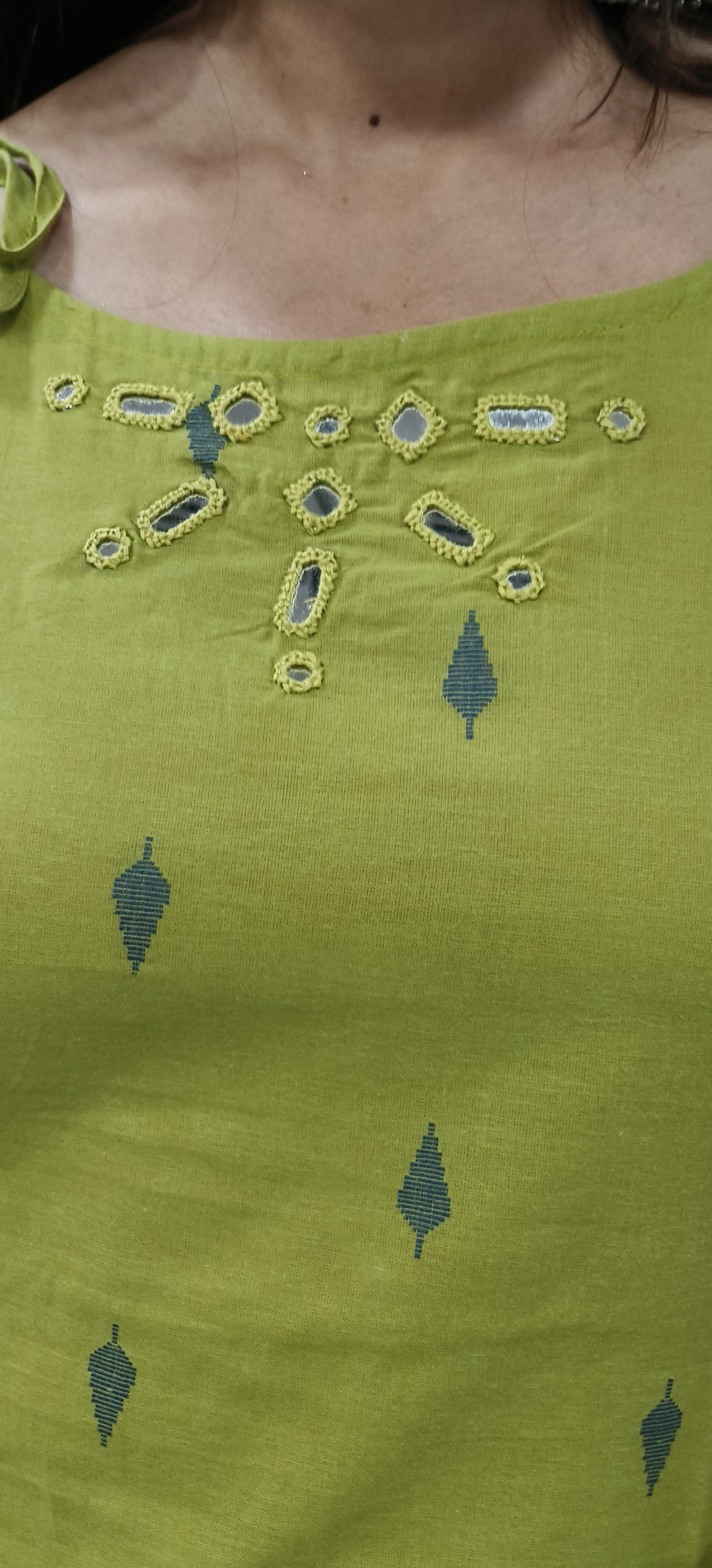 Chic Comfort Tie-Knot Cotton Straight Cut Kurta with Flowing Palazzo-09131,09132,09133