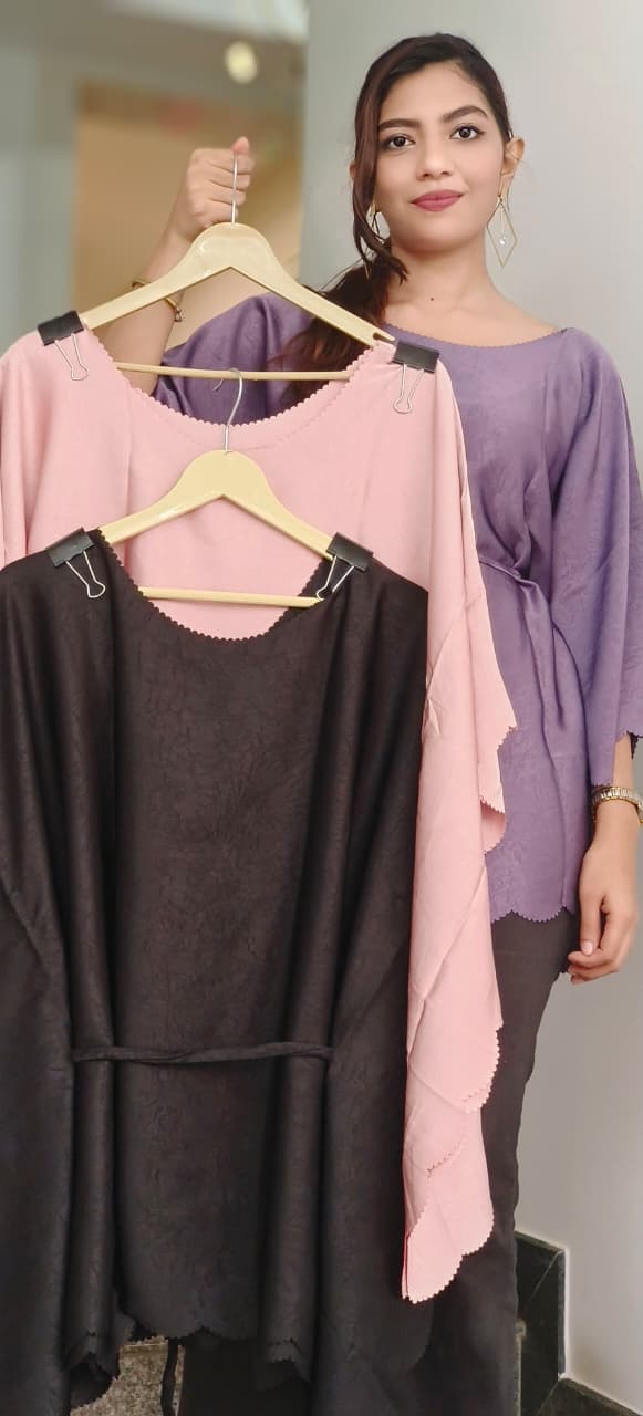 Solid Lush Silken Drape Top