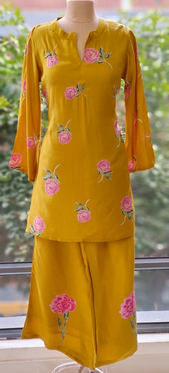 Beautiful embroidered Muslin Fabric Kurta pant With Mall Cotton Lining-12349,12347,12348