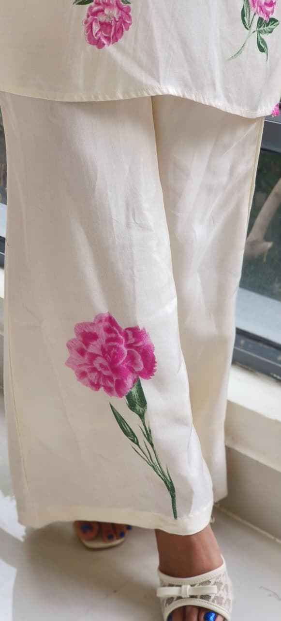 Beautiful embroidered Muslin Fabric Kurta pant With Mall Cotton Lining-12349,12347,12348