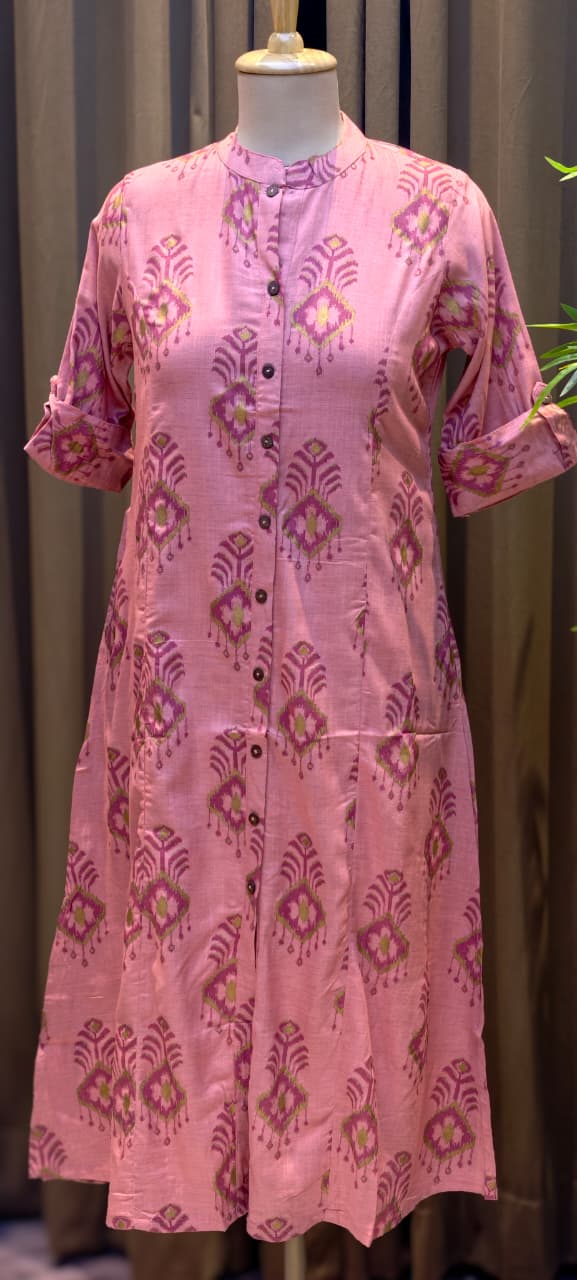 Terracotta Tale Daily Wear Comfort Fit Elegant Cotton Kurti Only-13683(Dispatching After 1 Week)