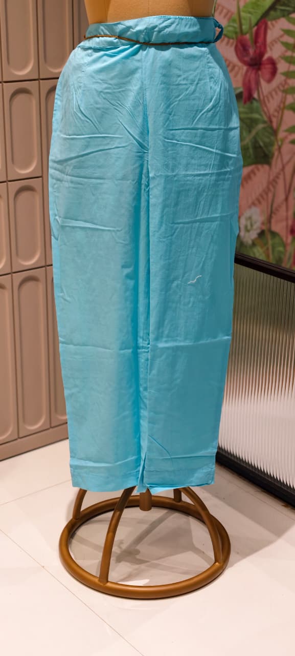 Soft Breathable Ethnic Suit with Ikat Inspired Motifs for Summer Special Cotton Full Suit Set 13965-RB15