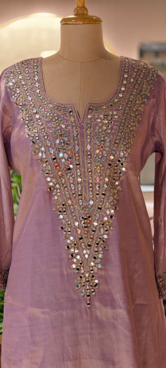 Premium Designer Heavy Mirror Work Straight Kurta Pant with Dupatta-14883