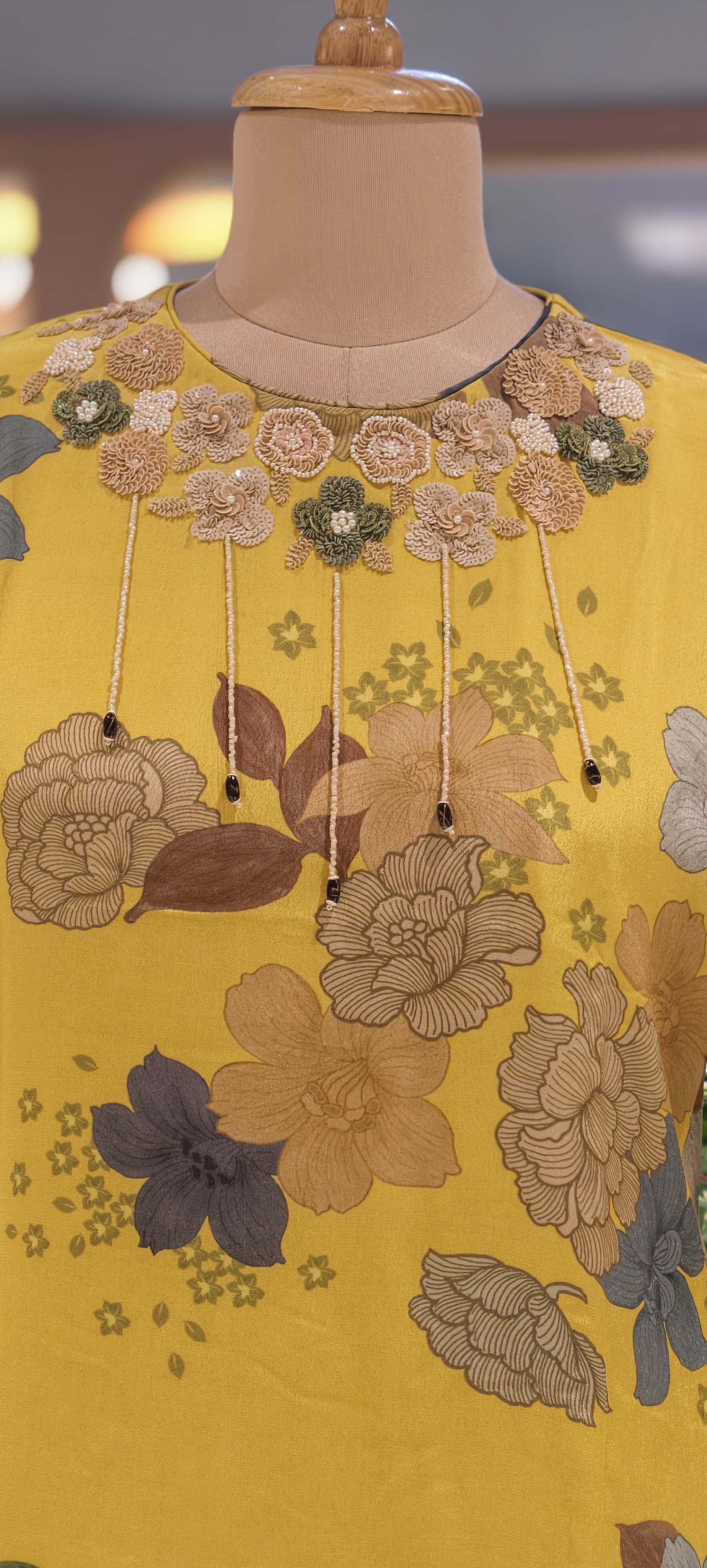 Sunshine Floral Printed High-Low Kurta with Palazzo Co-Ord Set-13739