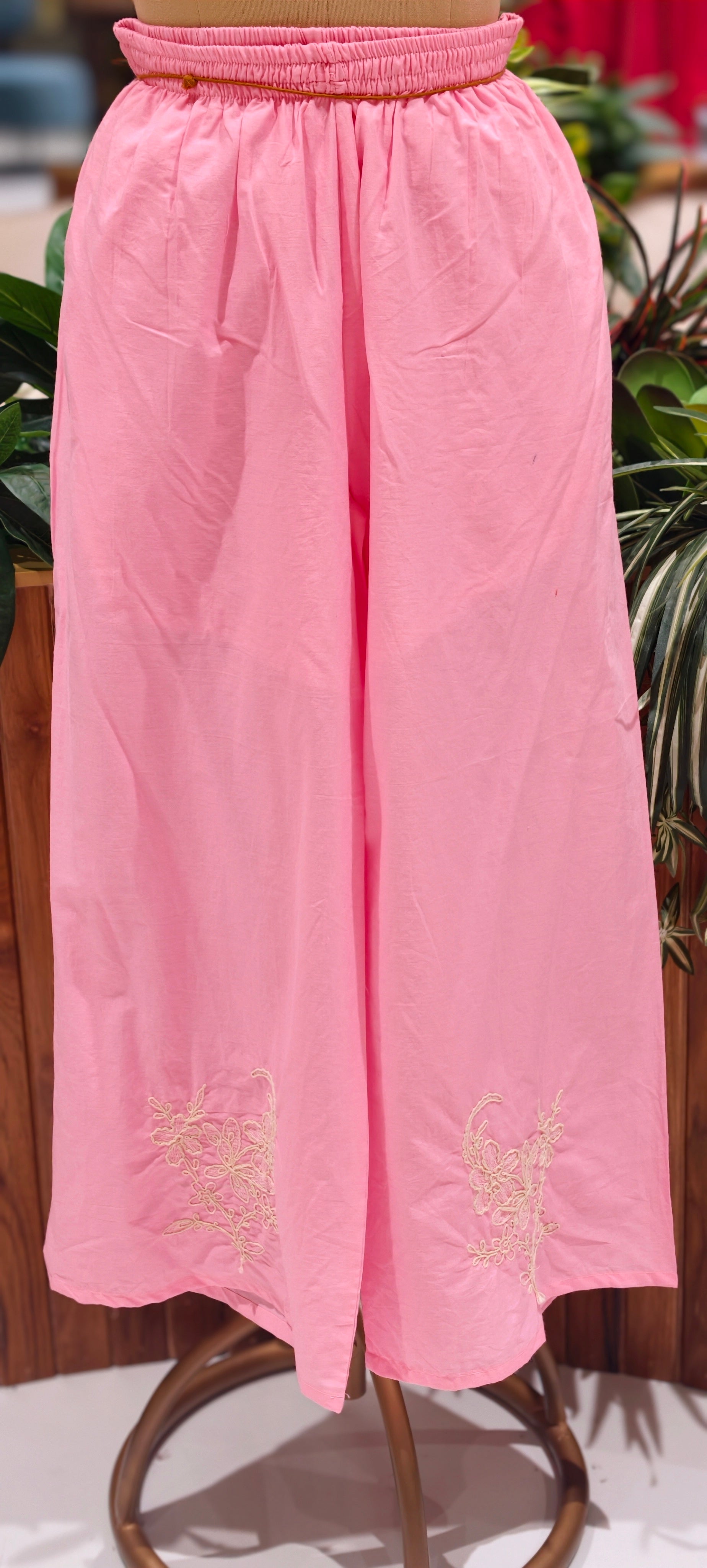 Summer Style Light shade Cotton Collar Kurta Pant-13937