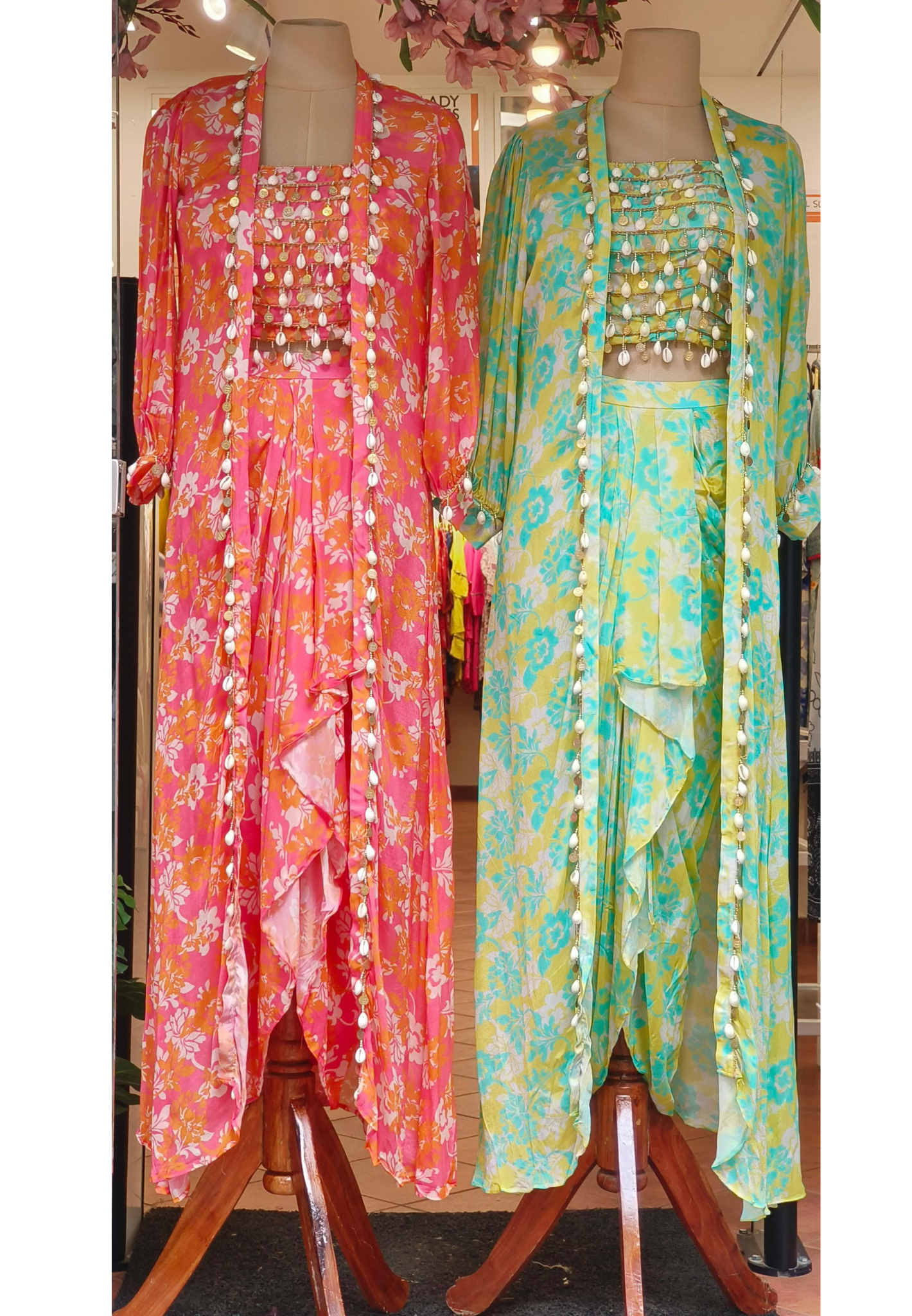 Designer indo western Floral Party Wear Attire