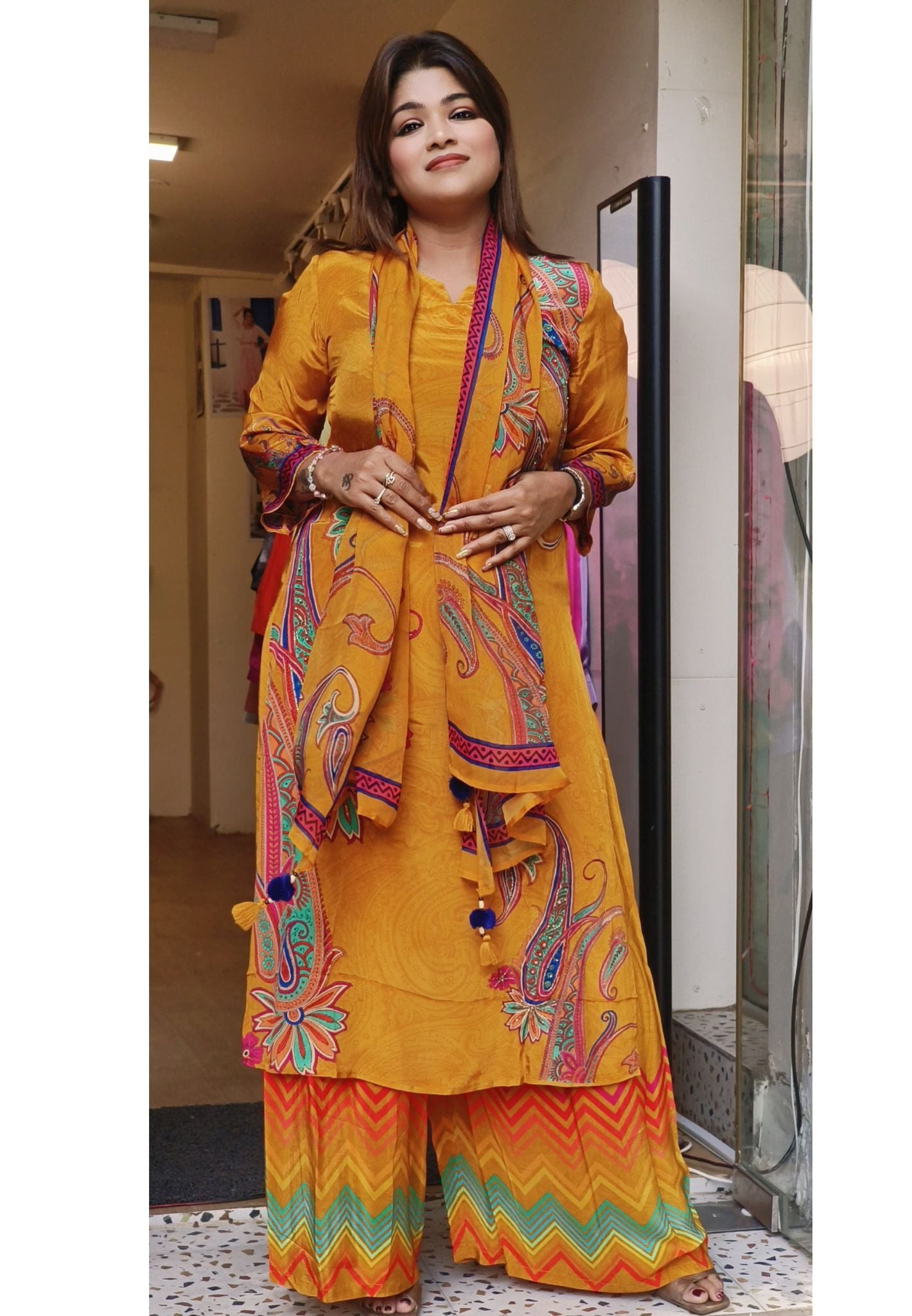 Beautiful Floral Primt Full Set-07354