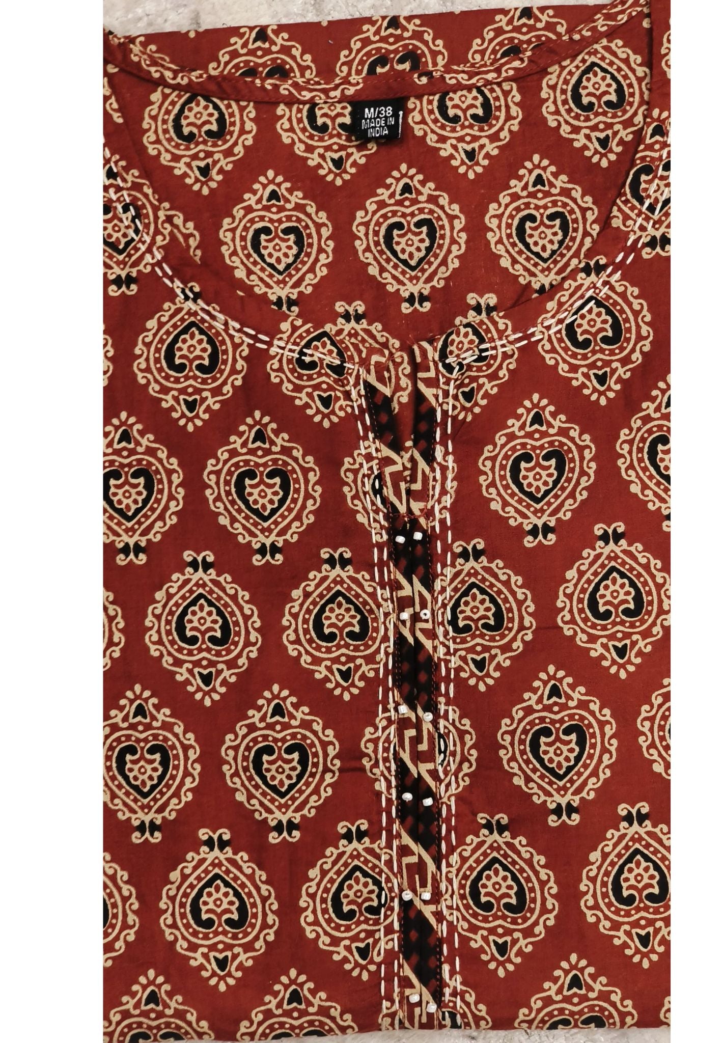 Printed Pure Cotton Only Kurti-07705