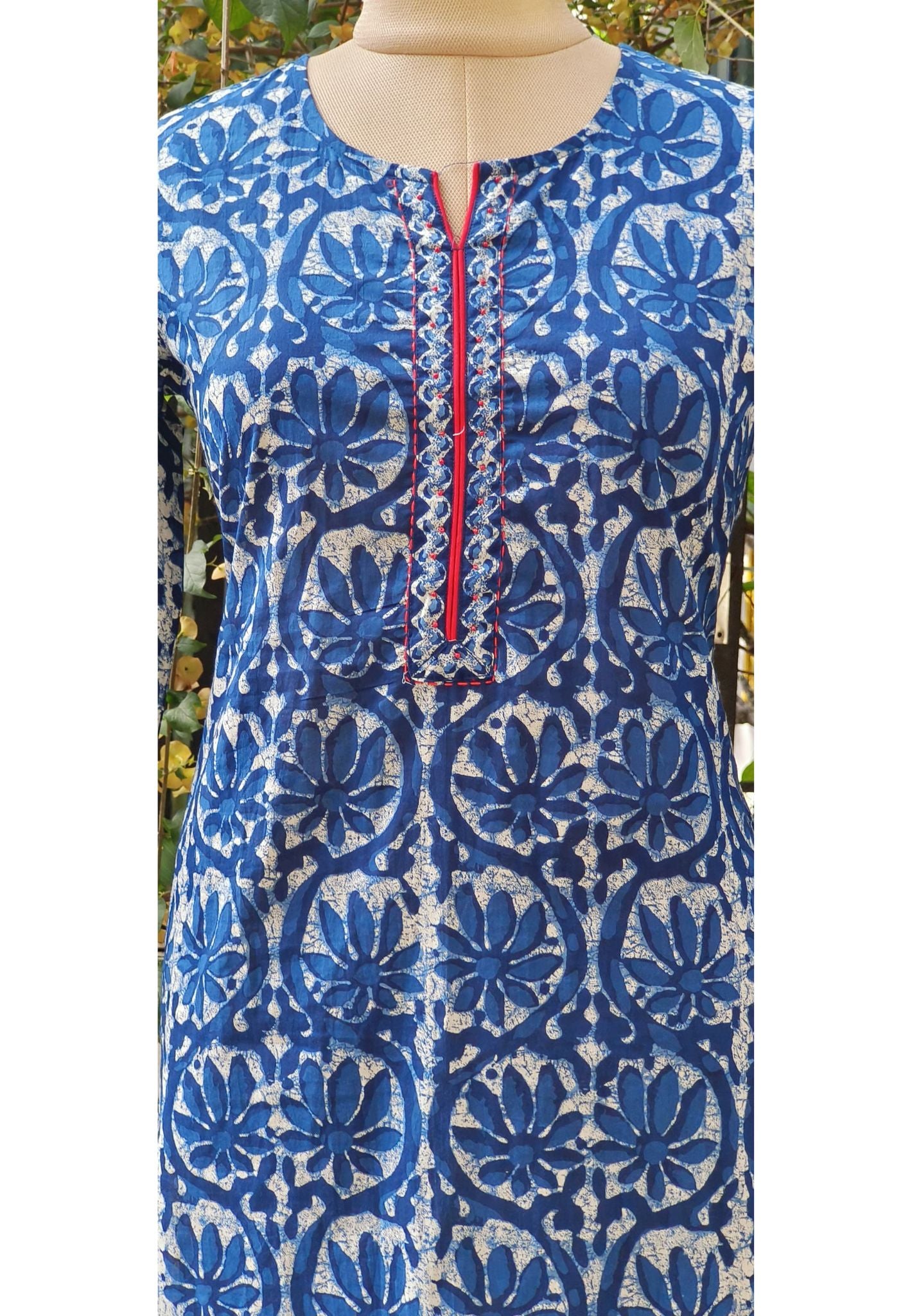 Pure Printed Cotton Only Kurti-07706
