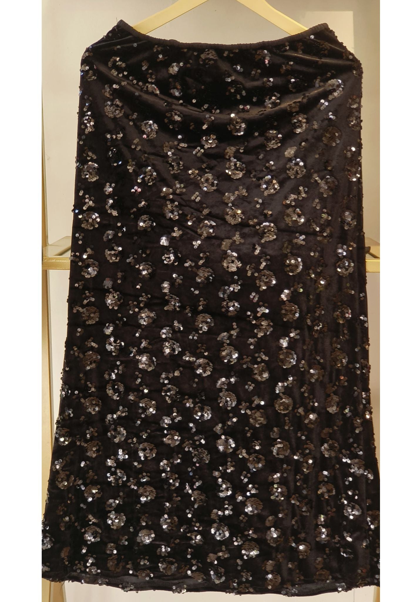 Beautiful Party wear Velvet Skirt with Glitters