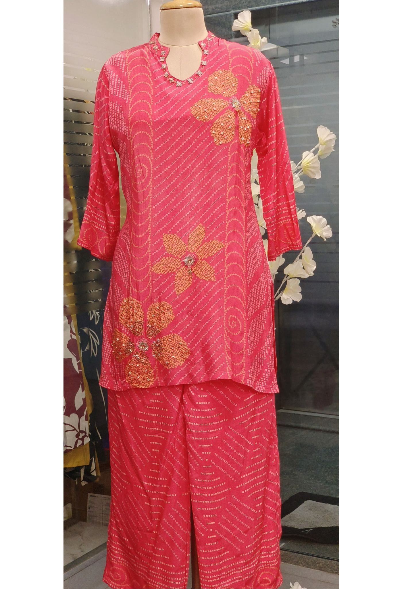 Beautiful Floral Printrd Co-Ord Sets-07991
