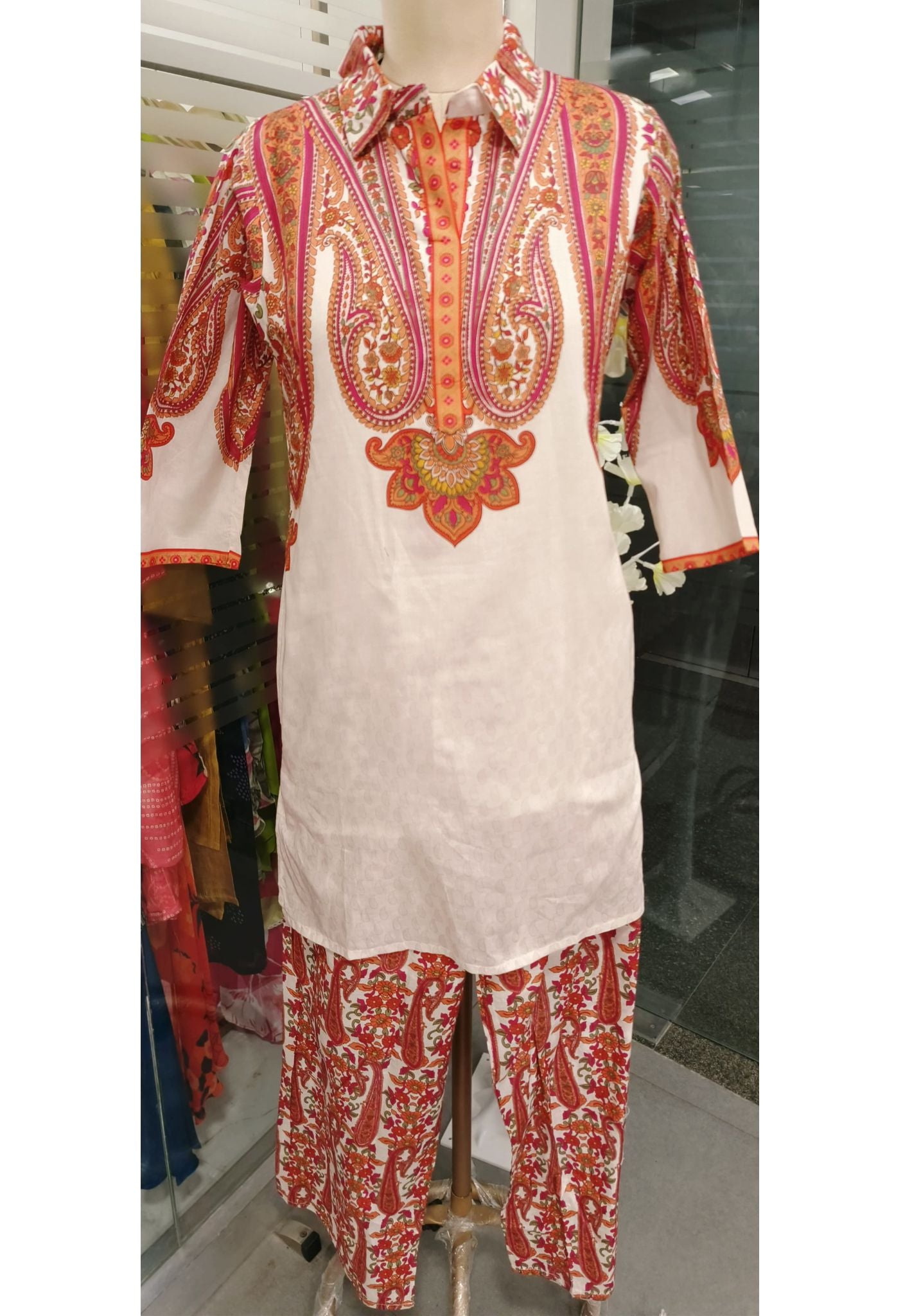 Cotton Digital Printed Kurta Pant-08241