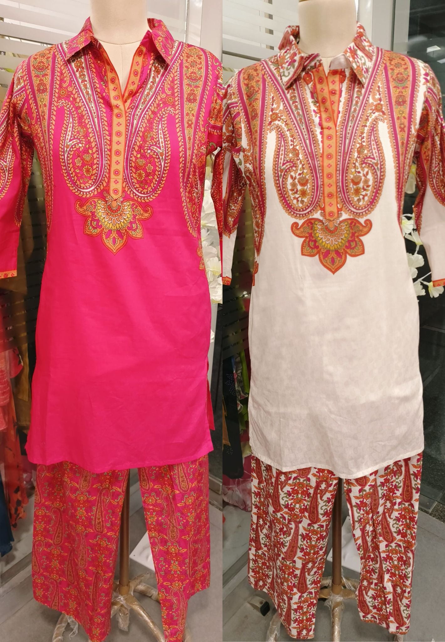 Cotton Digital Printed Kurta Pant-08241