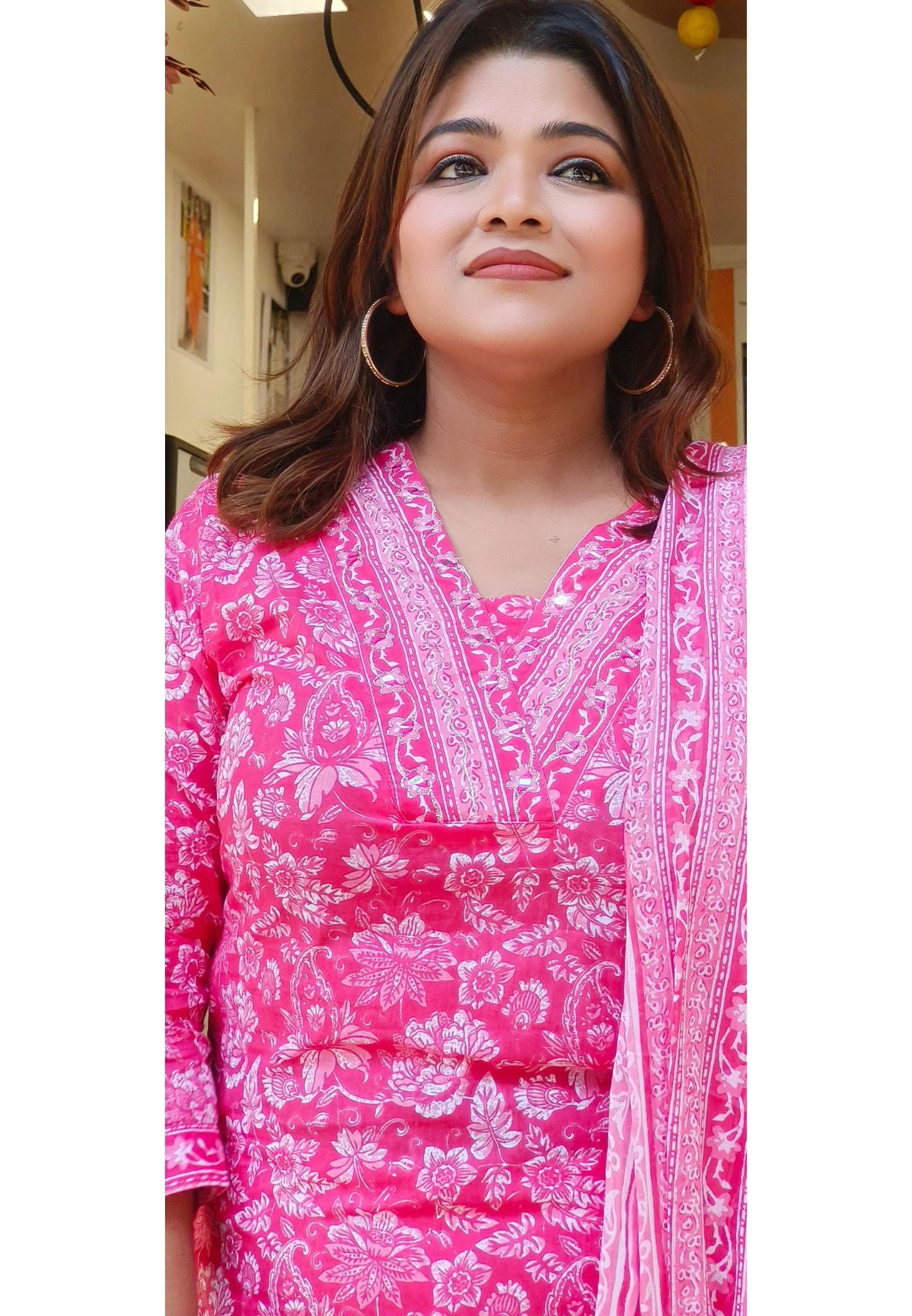 Beautiful printed Cotton Full Set (Lean Fit)-08369