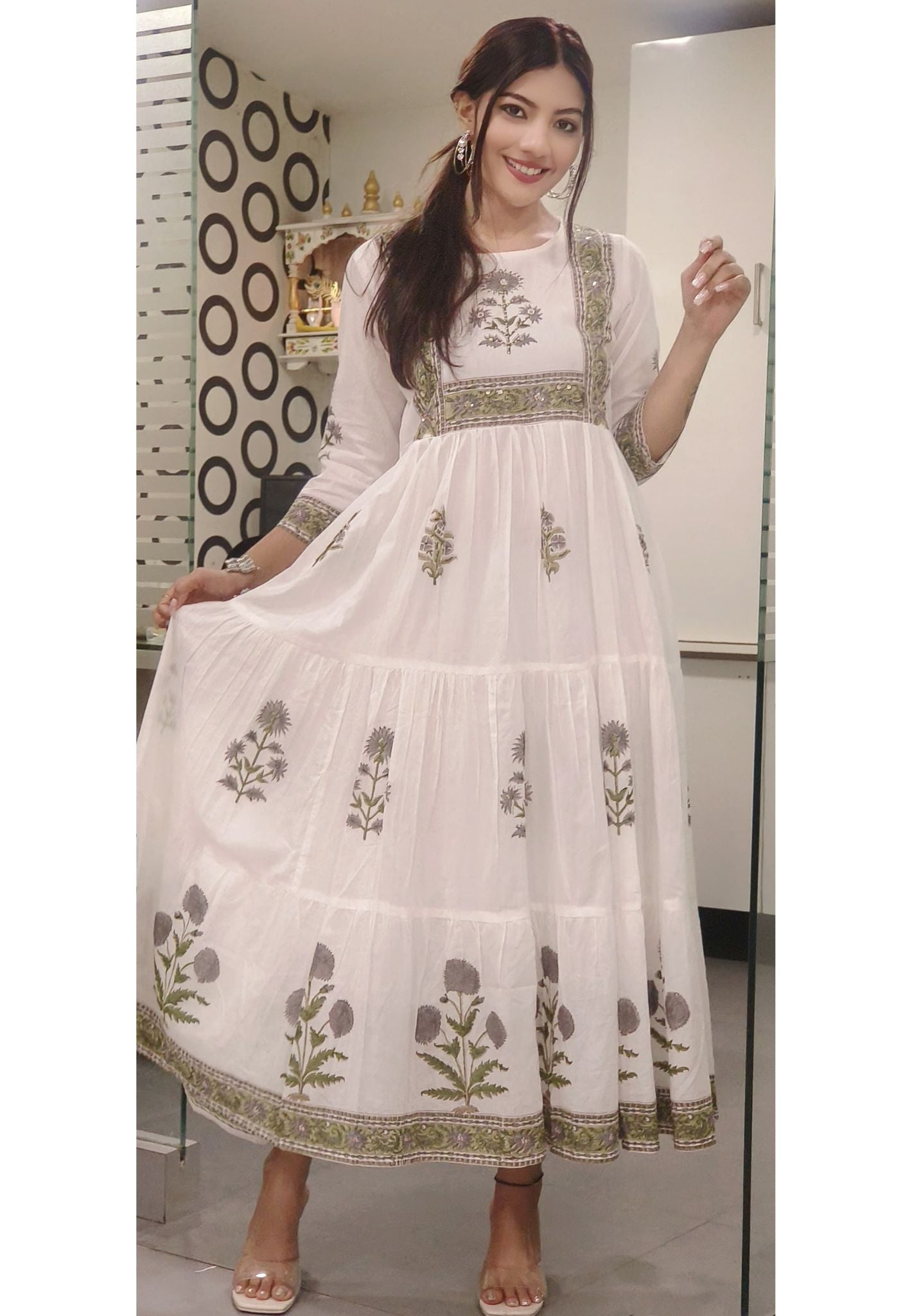 Summer Collection Printed Cotton Frock