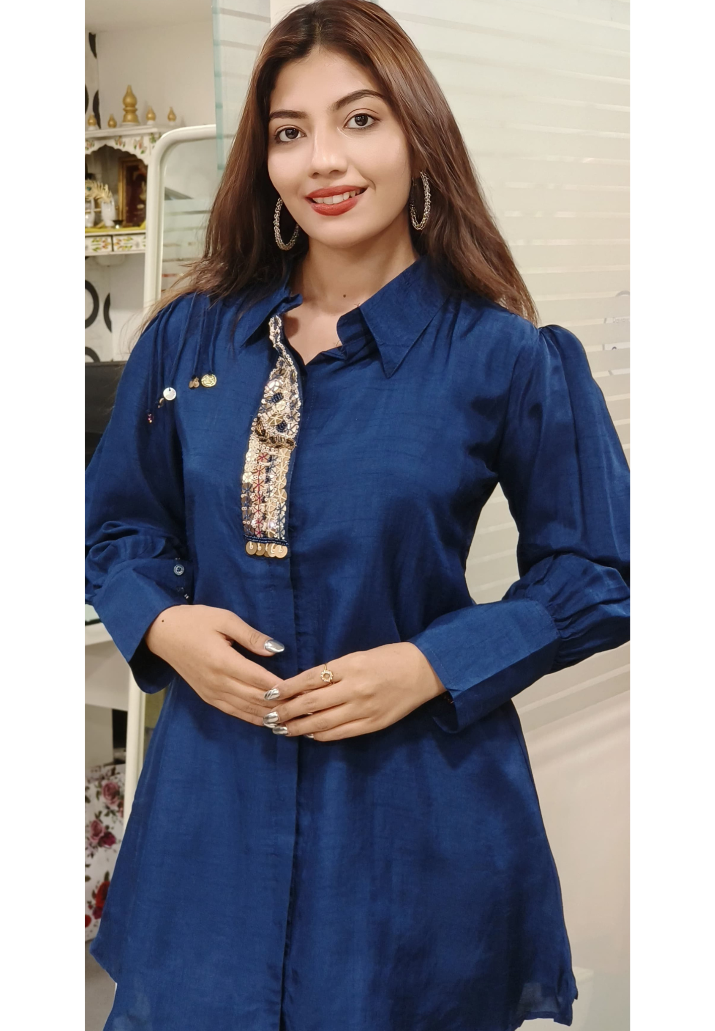 Exquisite Embroidered Cord Set in Dola Silk  9514,9516,9515