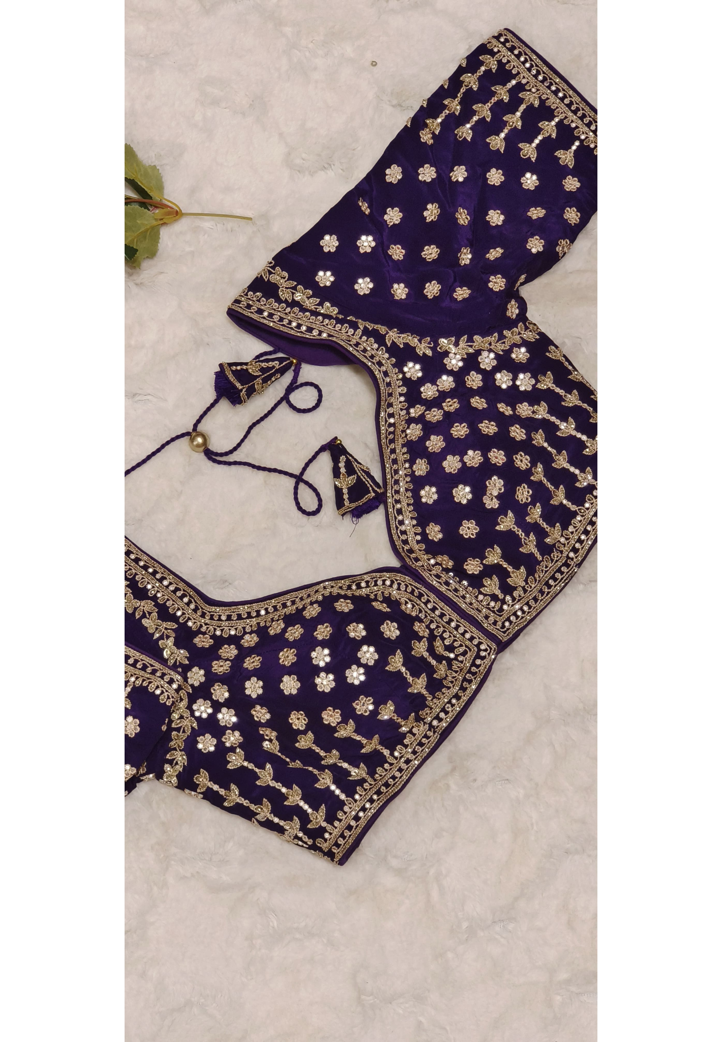 Designer Embroidered Pitten Work Silk Designer Saree