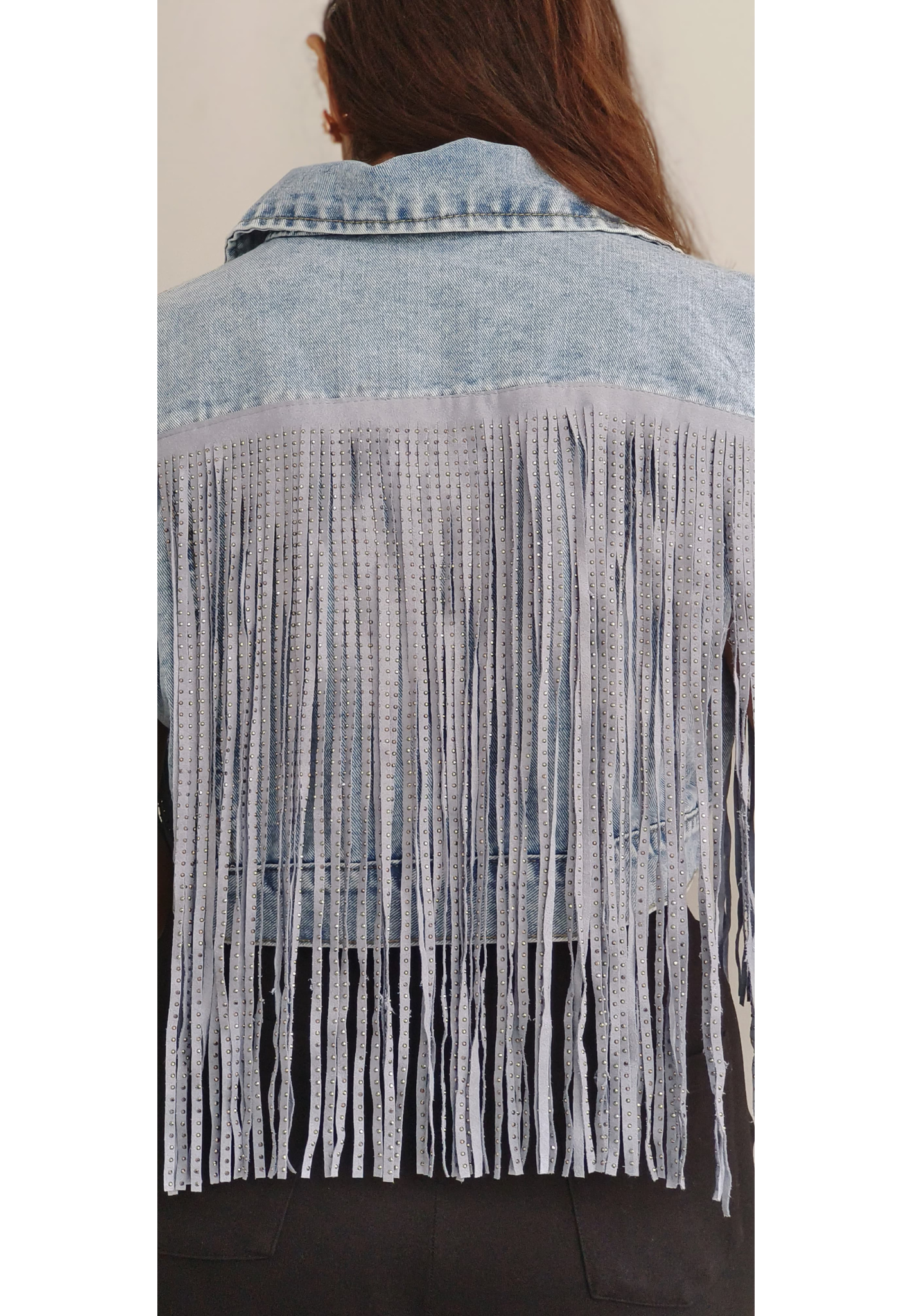 Stylish Denim Youngster Jungle Crop Shirt