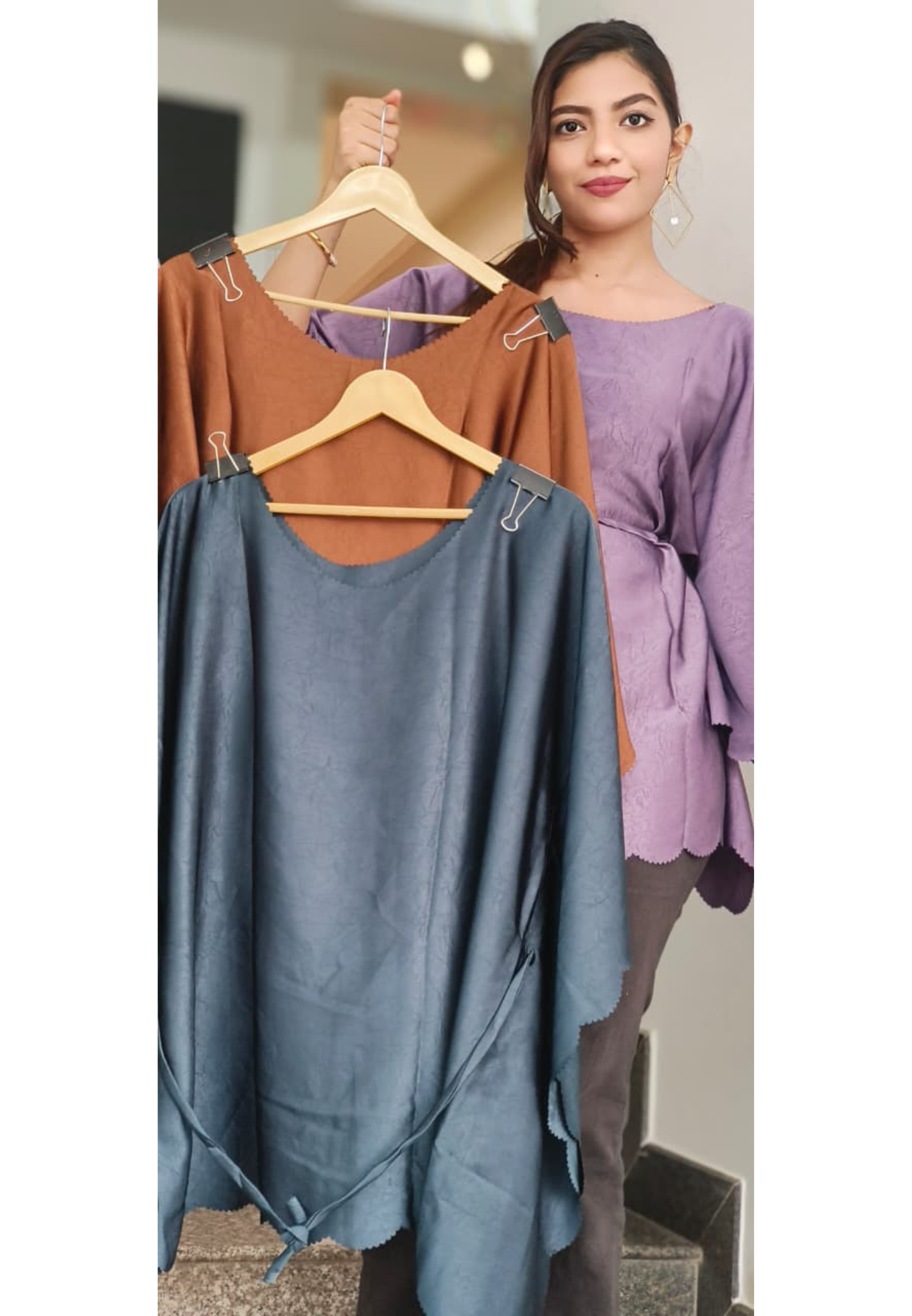 Solid Lush Silken Drape Top