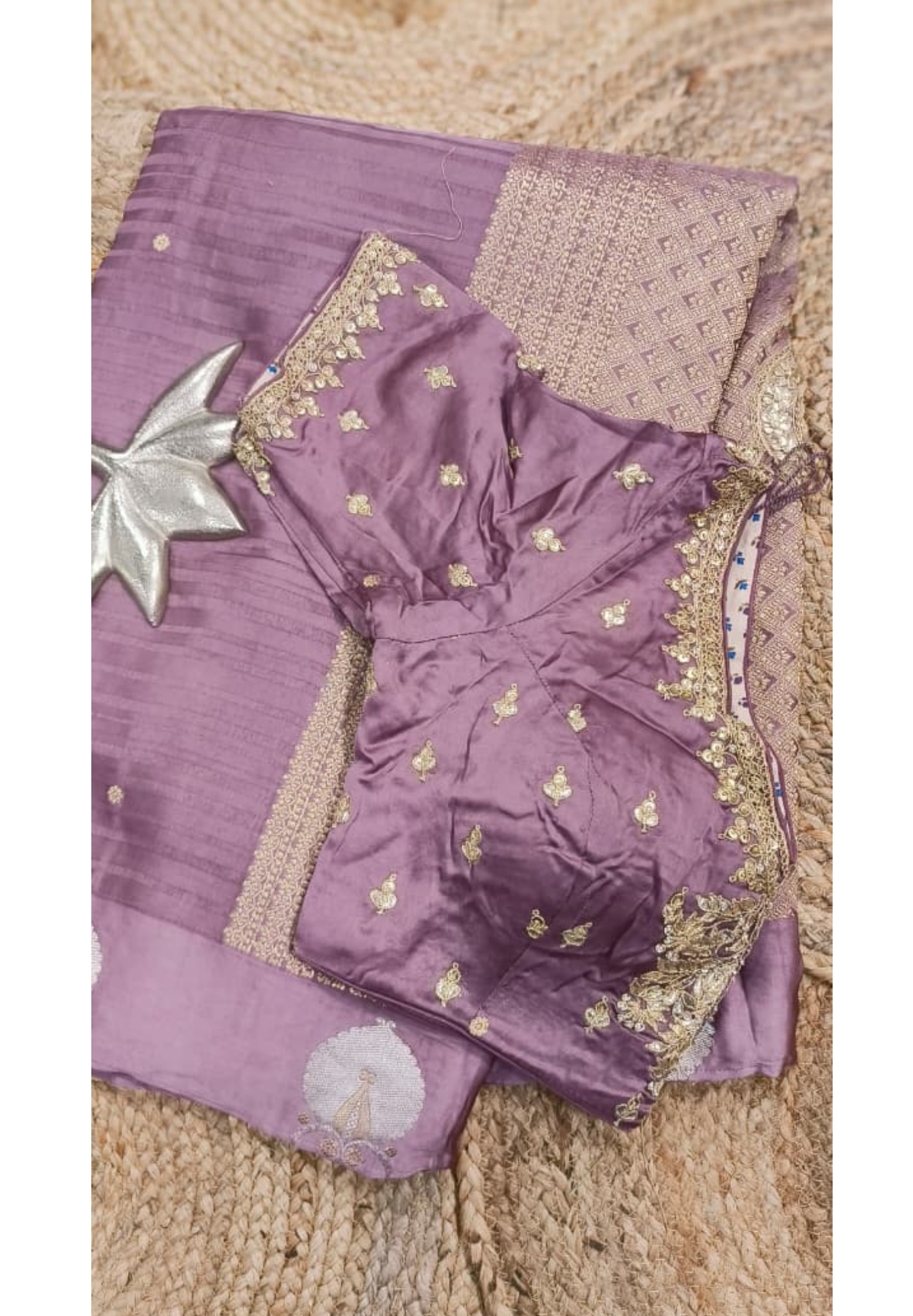 English Tone Brocade Pallu Ready To Wear Designer Saree