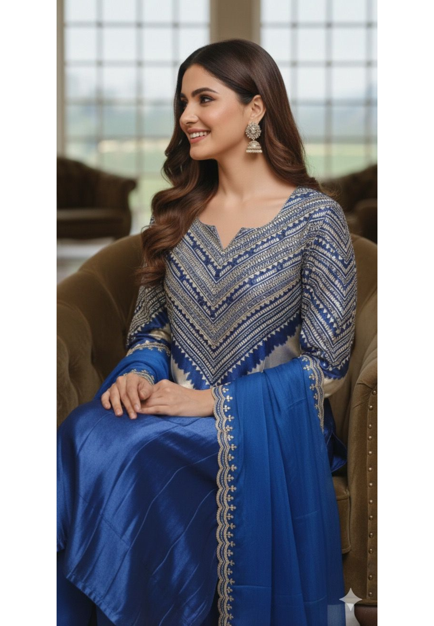 Premium Soft Gajji Silk Three-Piece Suit Featuring Contemporary Ethnic Prints and Stylish Neck Detailing