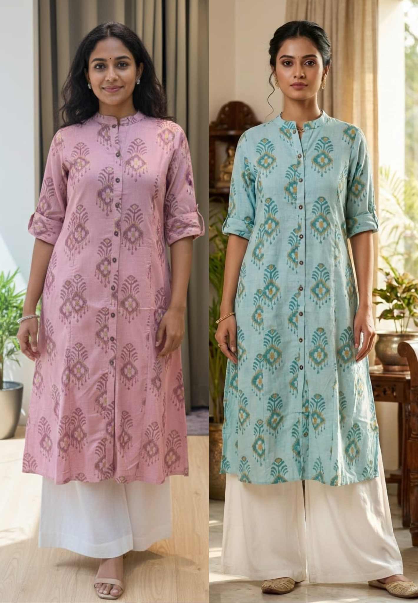 Terracotta Tale Daily Wear Comfort Fit Elegant Cotton Kurti Only-13683(Dispatching After 1 Week)