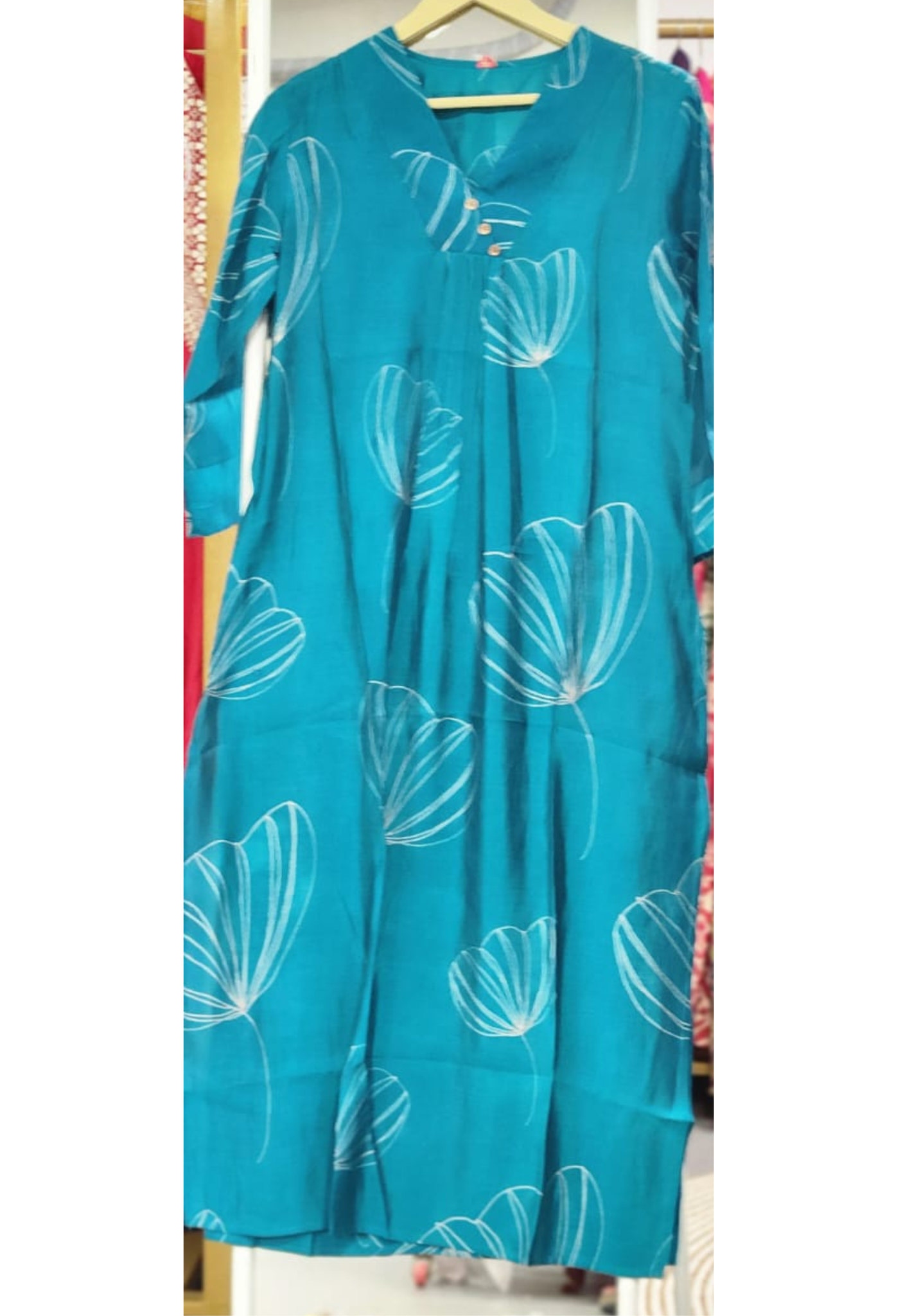 Mural Muslin Aline Printed Only Kurti-08490